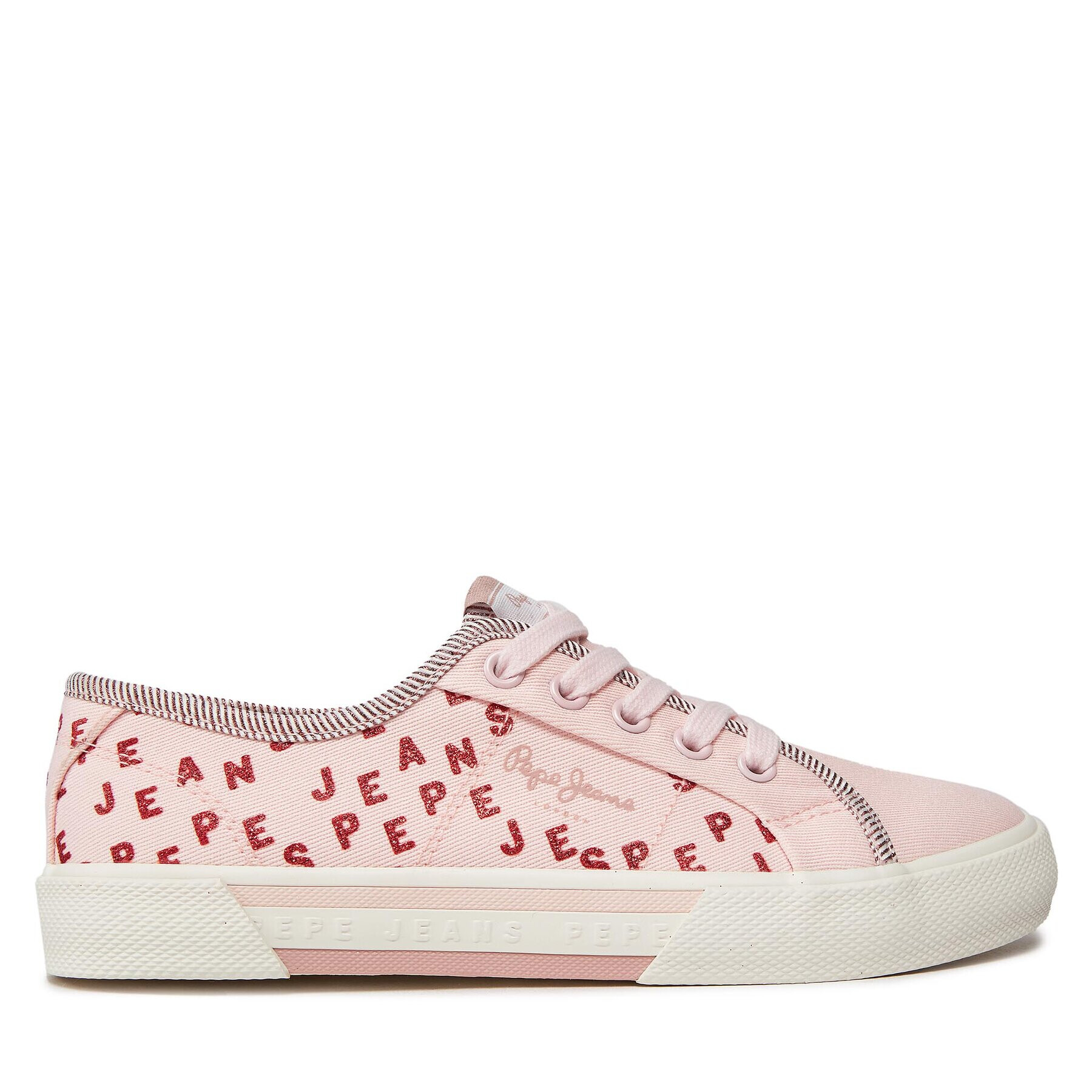 Pepe Jeans Гуменки Brady Shine G PGS30562 Розов - Pepit.bg