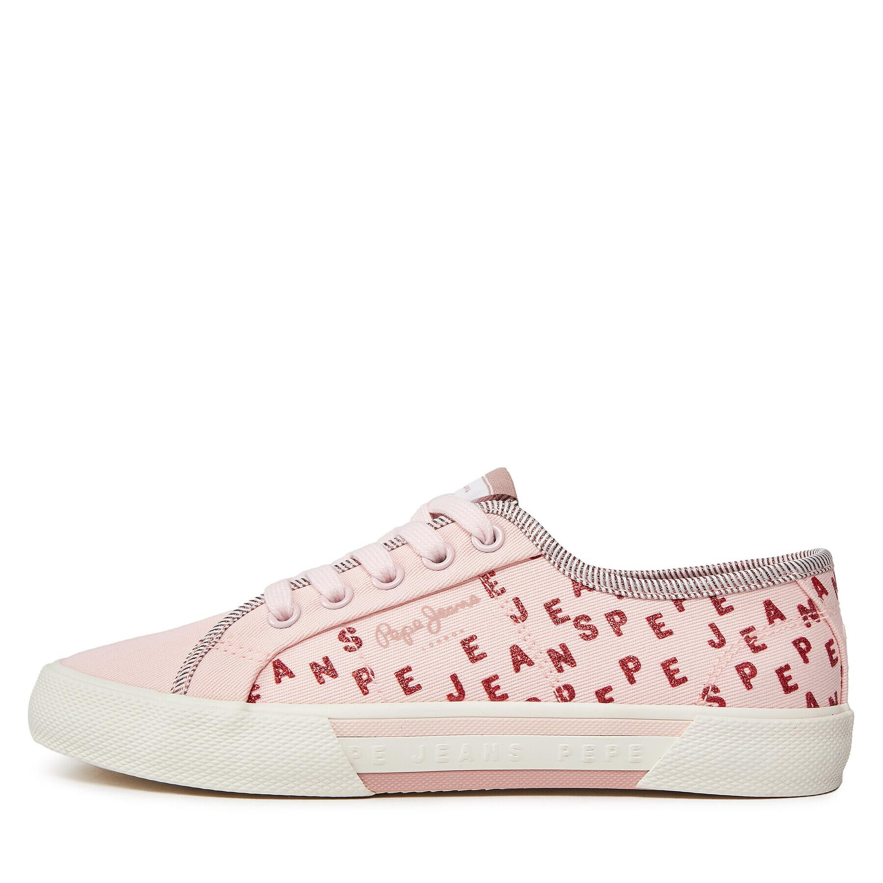 Pepe Jeans Гуменки Brady Shine G PGS30562 Розов - Pepit.bg