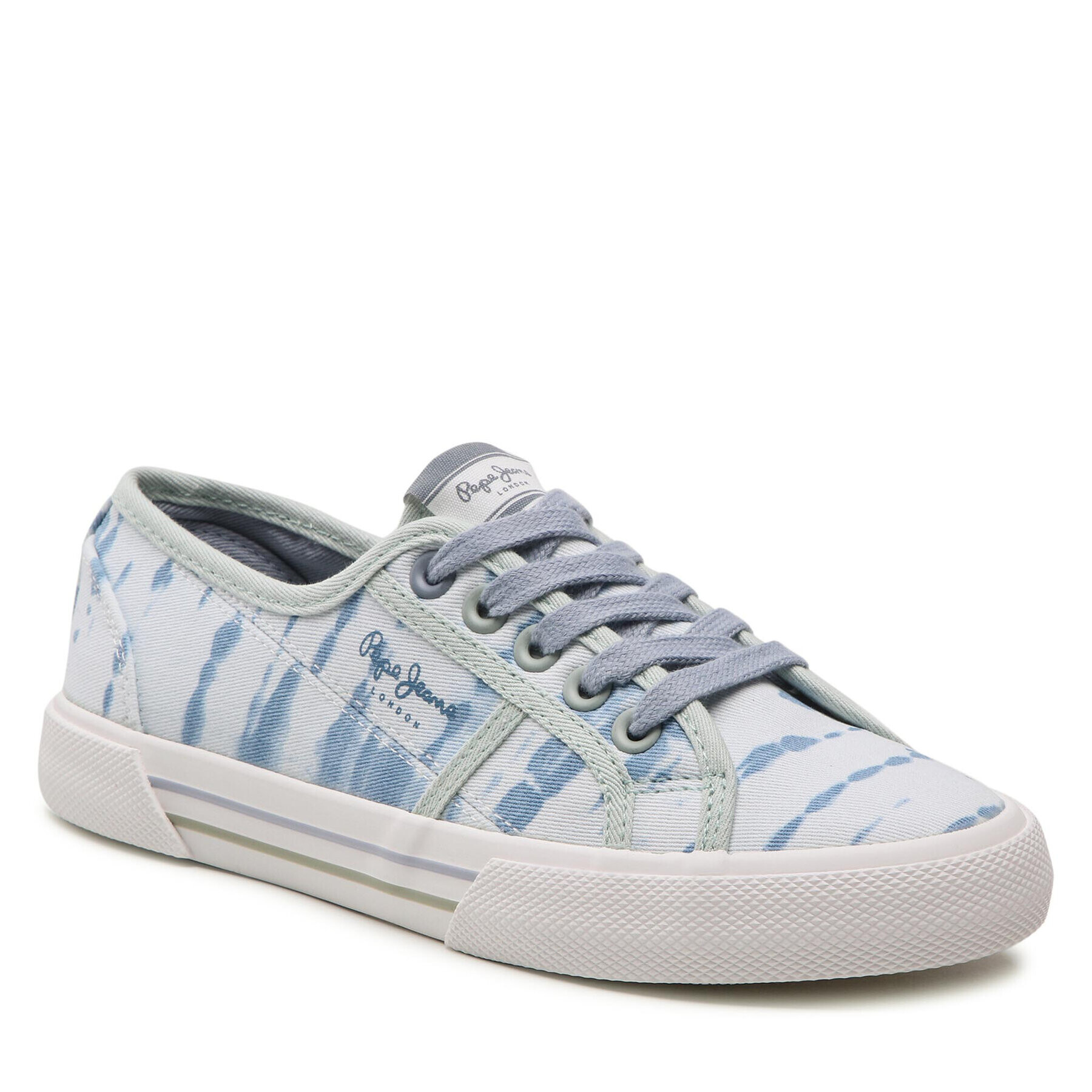 Pepe Jeans Гуменки Brady W Tie Dye PLS31292 Син - Pepit.bg