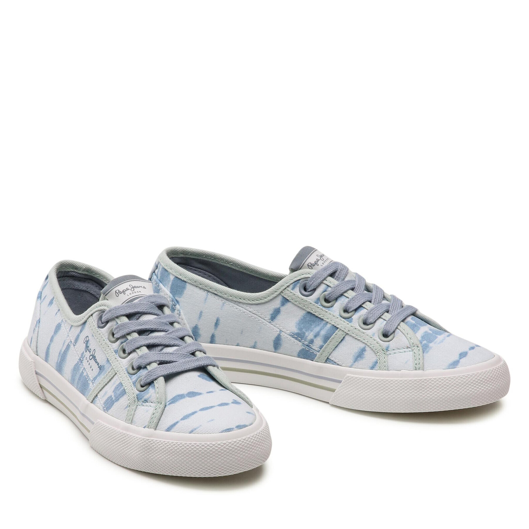 Pepe Jeans Гуменки Brady W Tie Dye PLS31292 Син - Pepit.bg