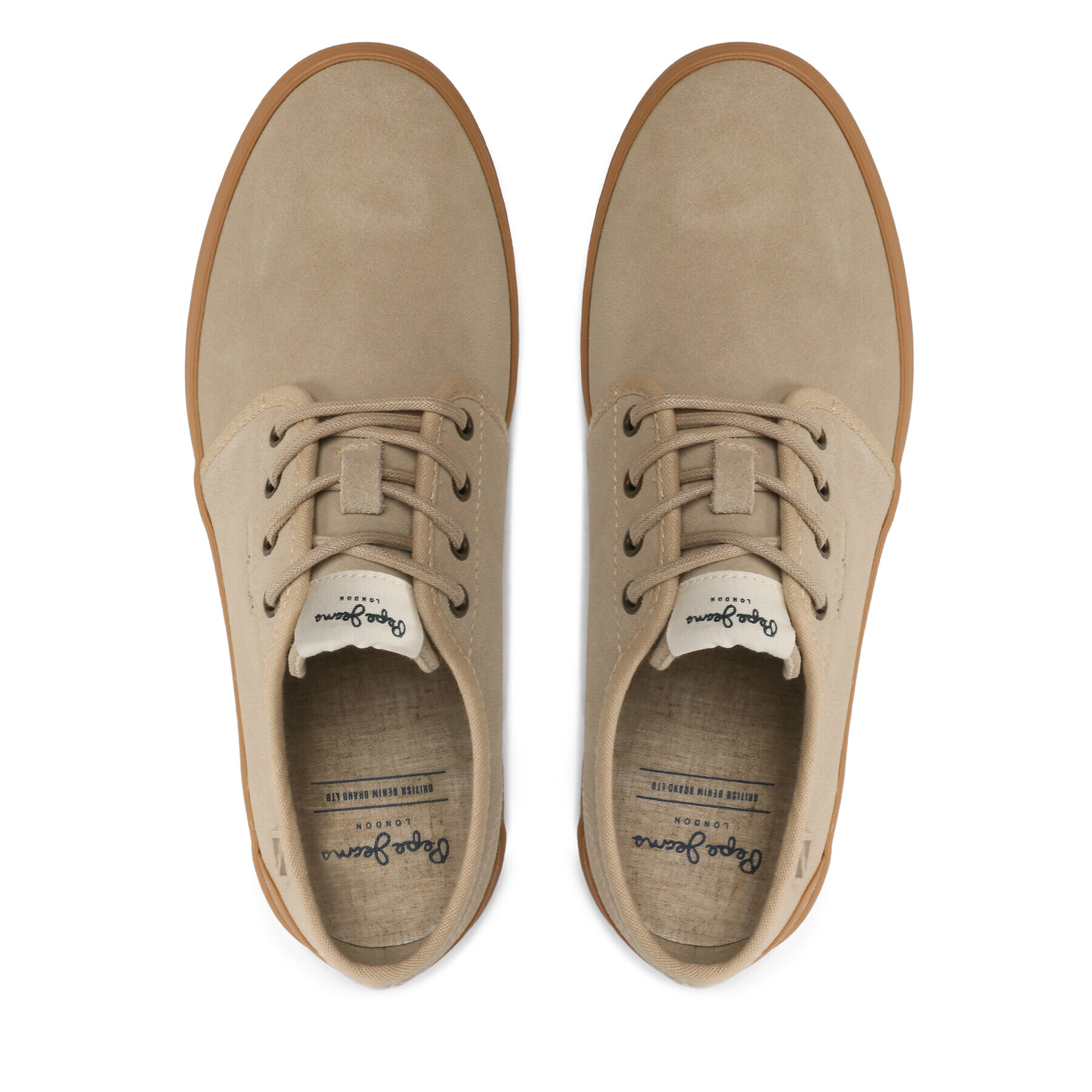 Pepe Jeans Гуменки Colin Shoe PMS10309 Бежов - Pepit.bg