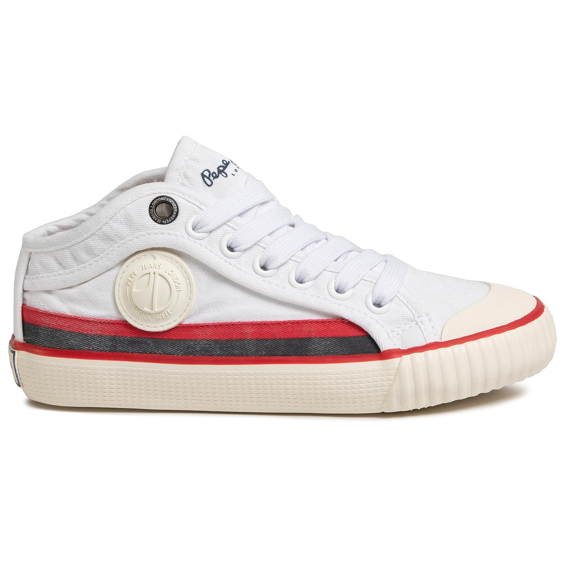 Pepe Jeans Гуменки Industry Surf PBS30426 Бял - Pepit.bg
