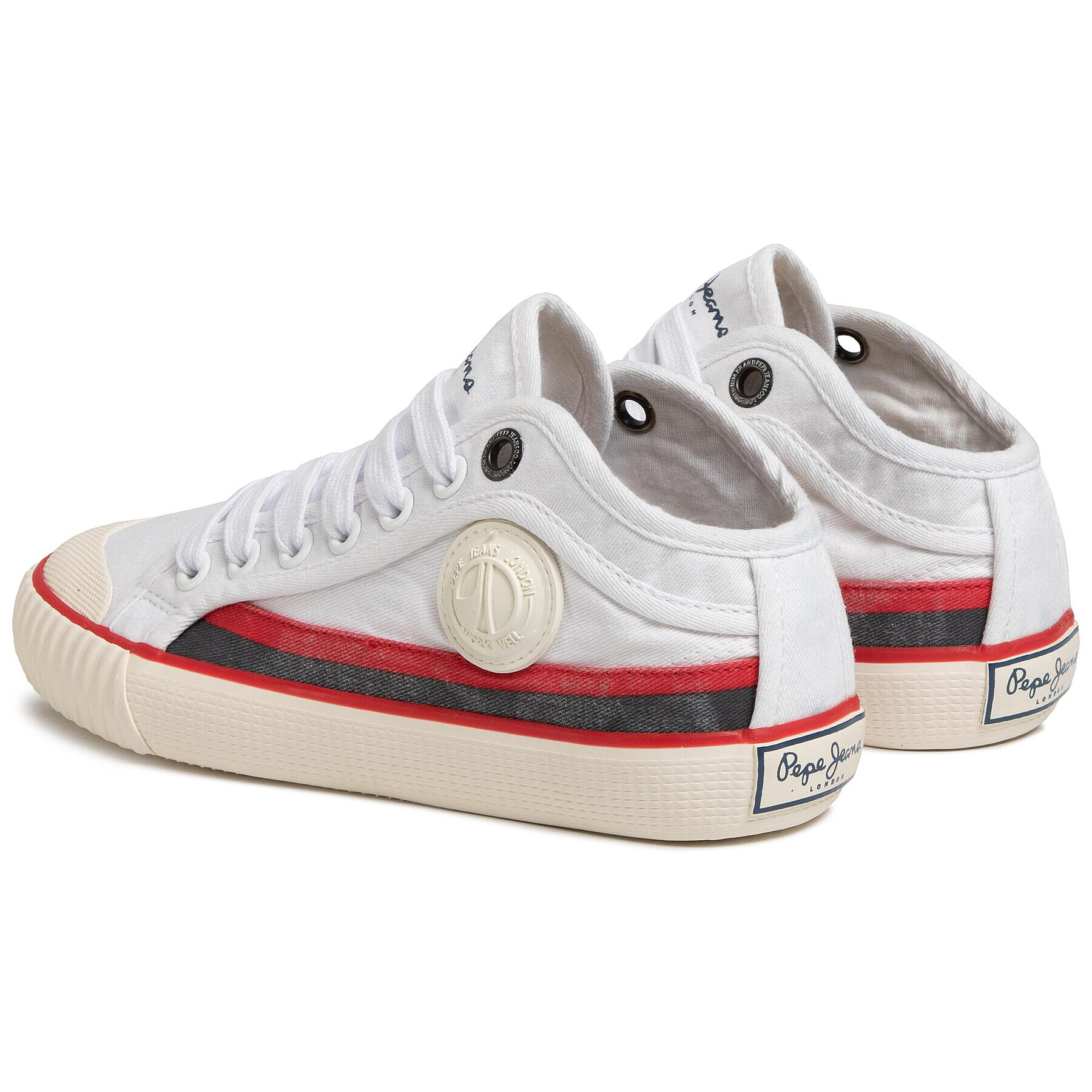 Pepe Jeans Гуменки Industry Surf PBS30426 Бял - Pepit.bg
