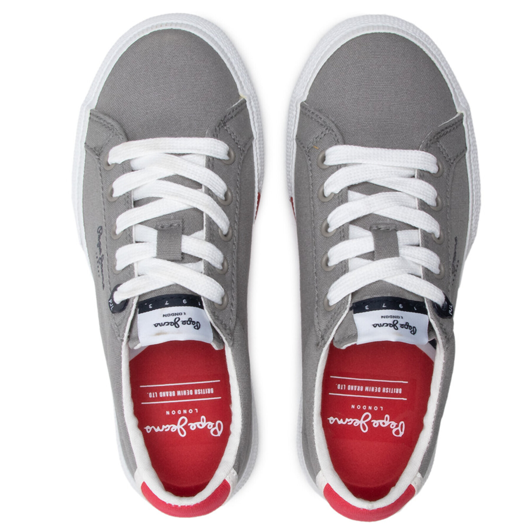 Pepe Jeans Гуменки Kenton Basic Boy SS2 PBS30474 Сив - Pepit.bg