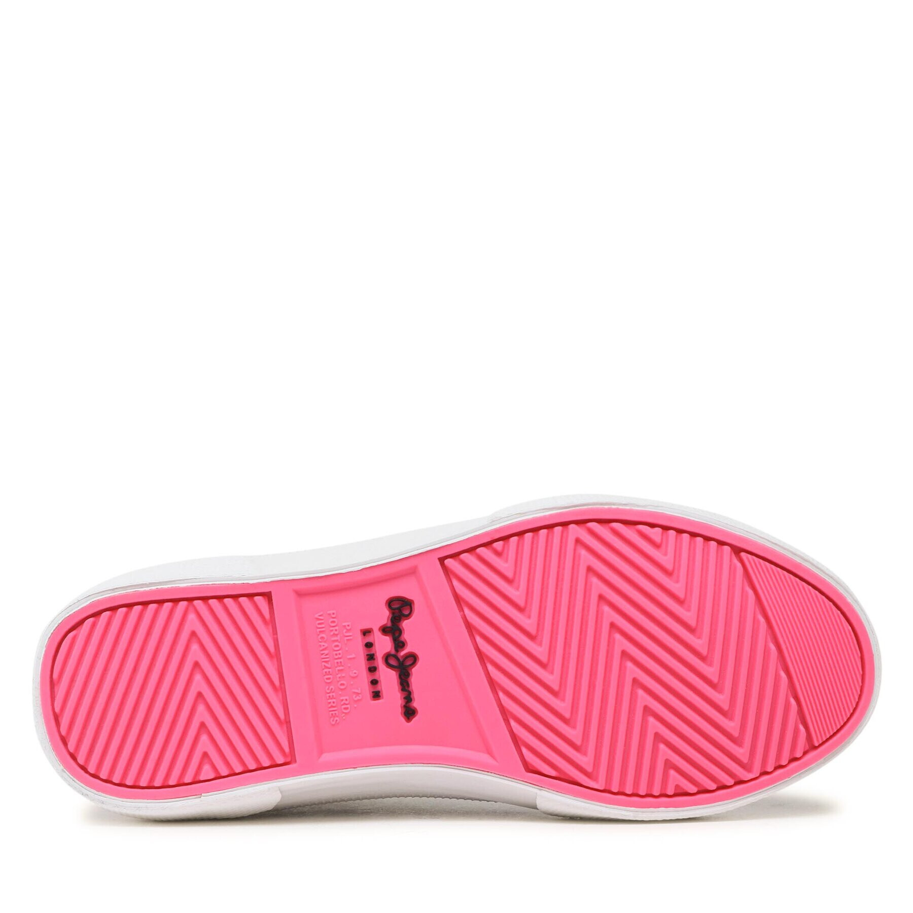 Pepe Jeans Гуменки Kenton Basic Girl PGS30549 Бял - Pepit.bg