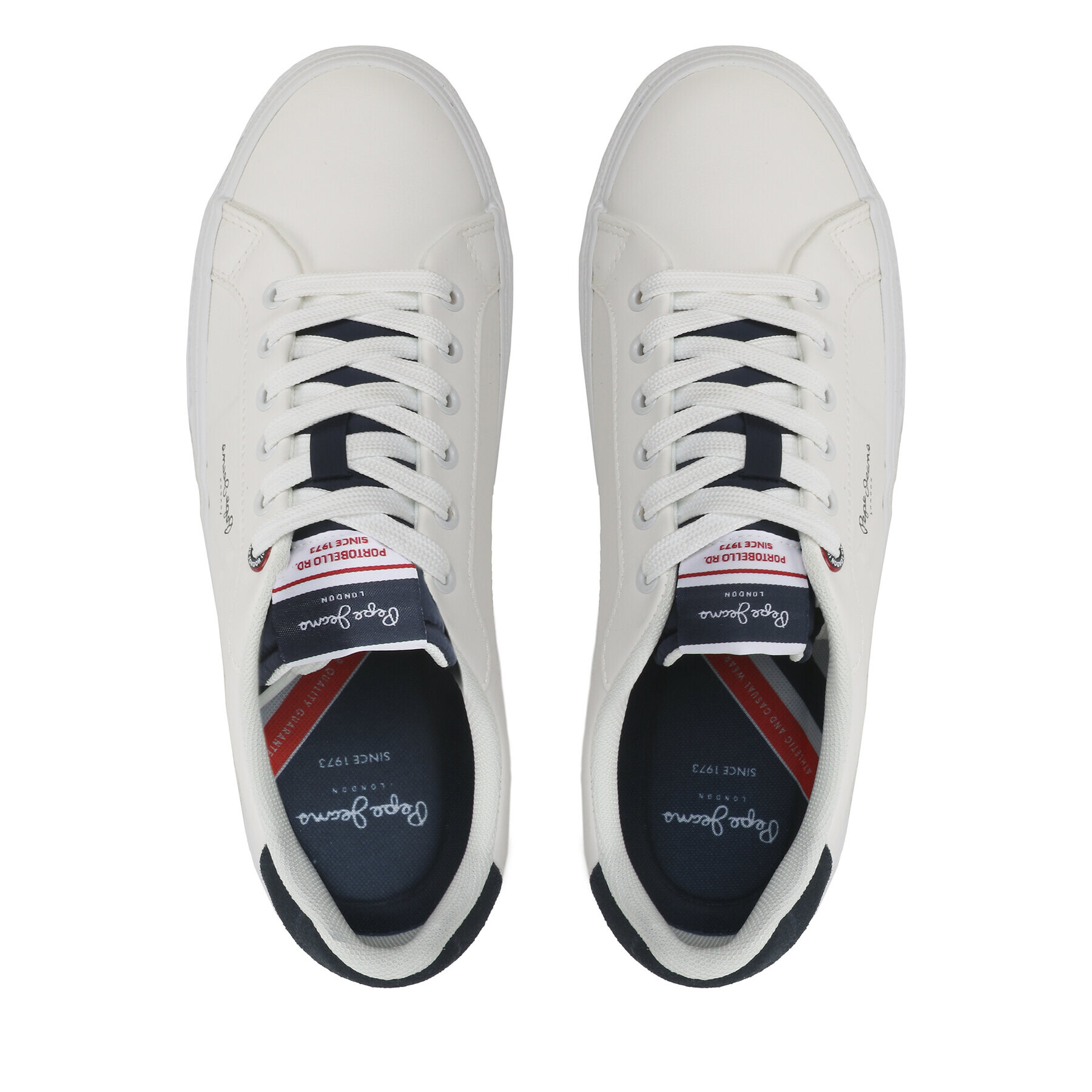 Pepe Jeans Гуменки Kenton Flag M PMS30906 Бял - Pepit.bg