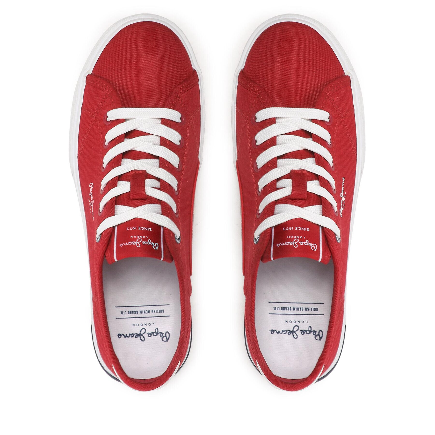 Pepe Jeans Гуменки Kenton Road M PMS30910 Червен - Pepit.bg