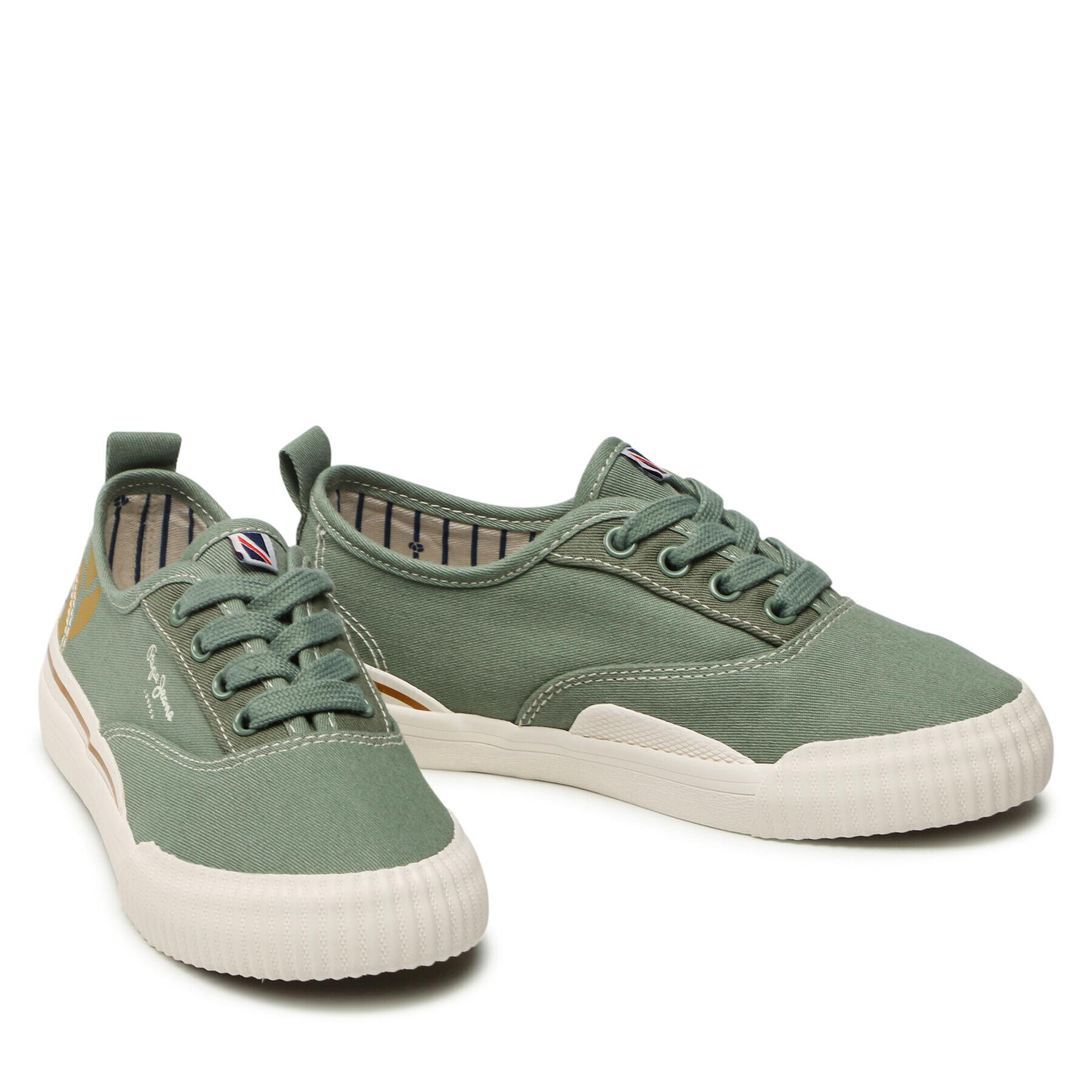 Pepe Jeans Гуменки Ottis Bamba PBS30525 Зелен - Pepit.bg