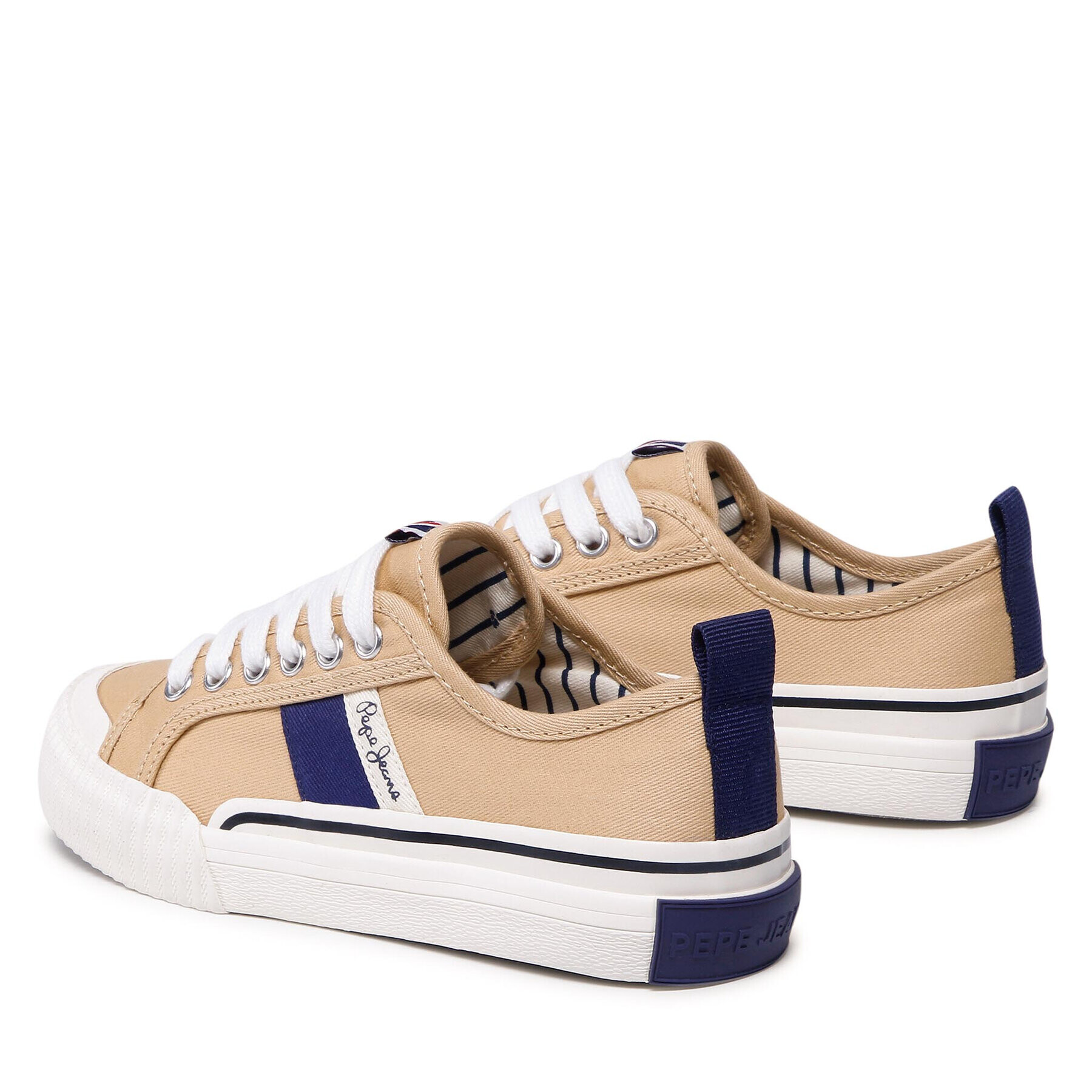 Pepe Jeans Гуменки Ottis Combi Boy PBS30526 Бежов - Pepit.bg