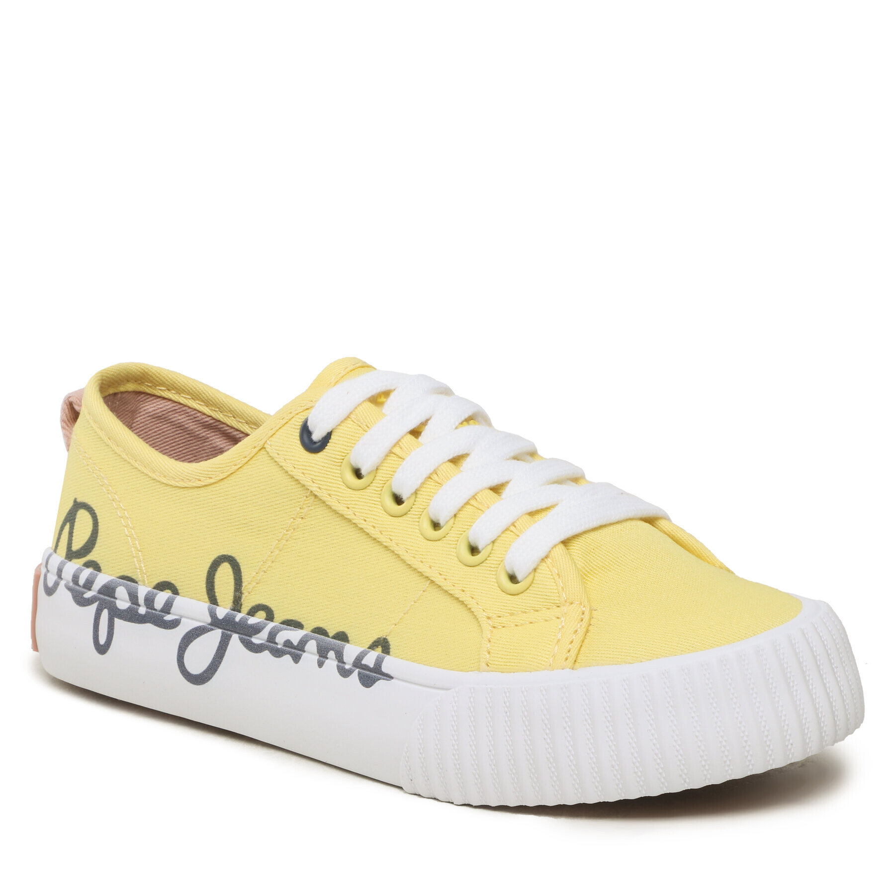 Pepe Jeans Гуменки Ottis Log G PGS30577 Жълт - Pepit.bg