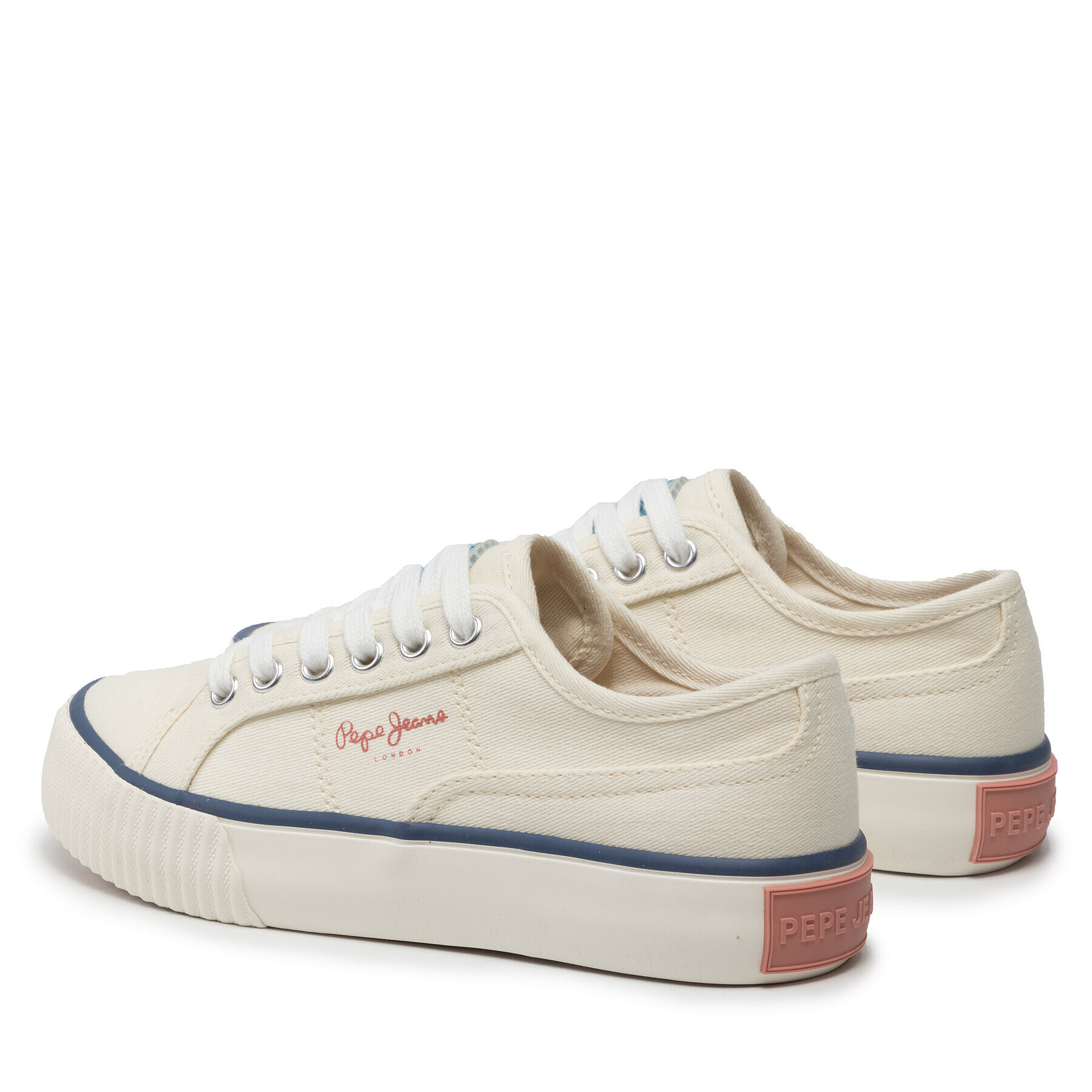 Pepe Jeans Гуменки Ottis Platform Girl Бял - Pepit.bg