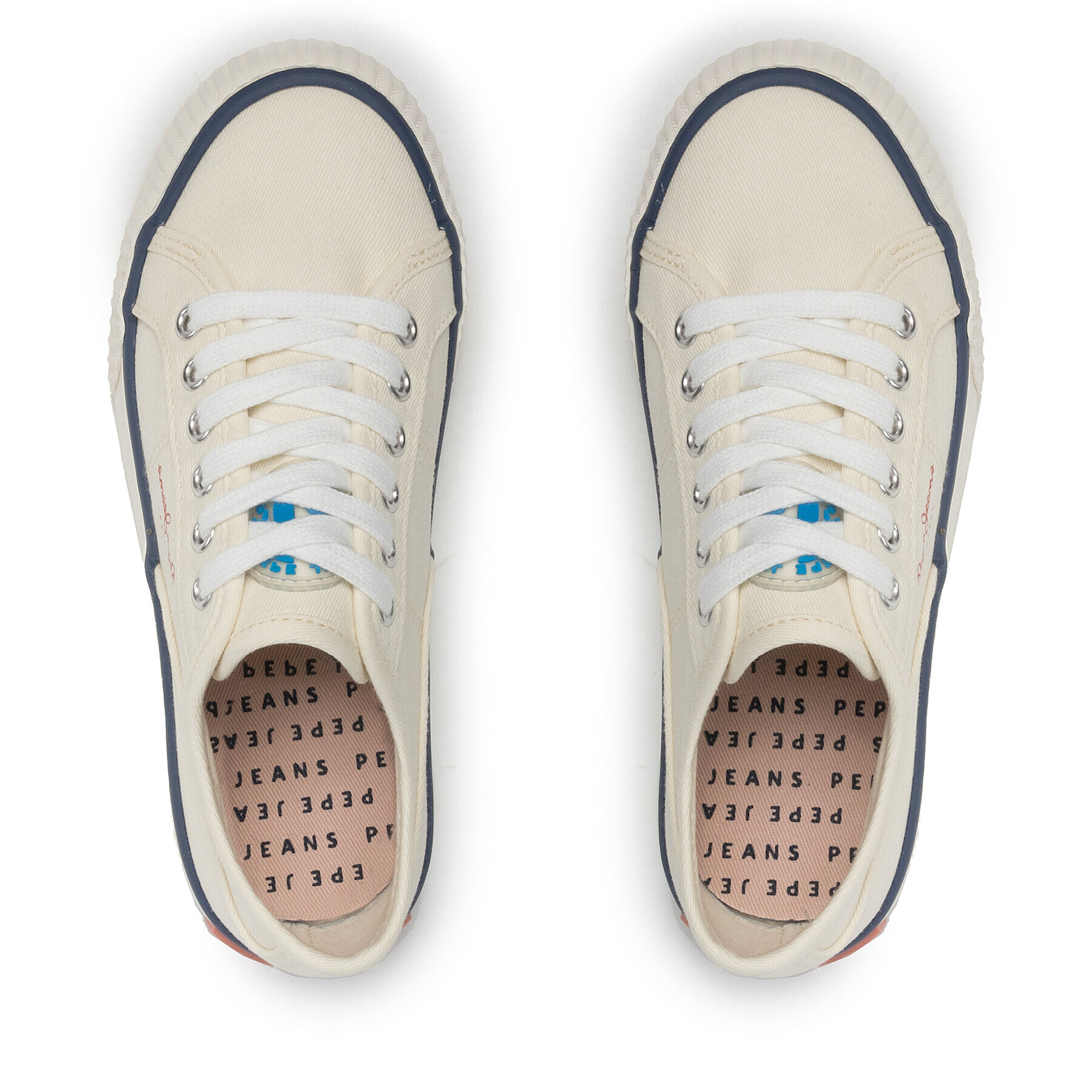 Pepe Jeans Гуменки Ottis Platform Girl Бял - Pepit.bg