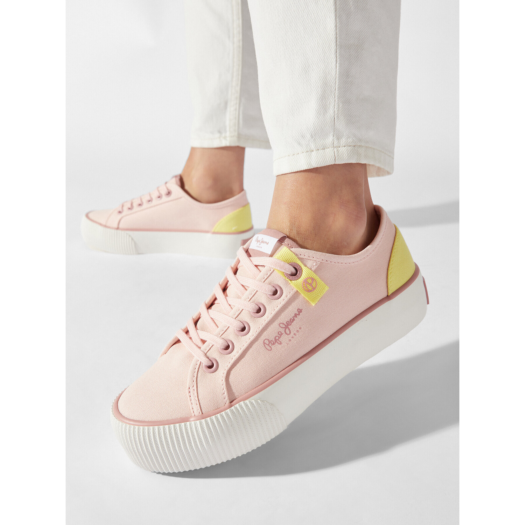 Pepe Jeans Гуменки PLS31456 Розов - Pepit.bg