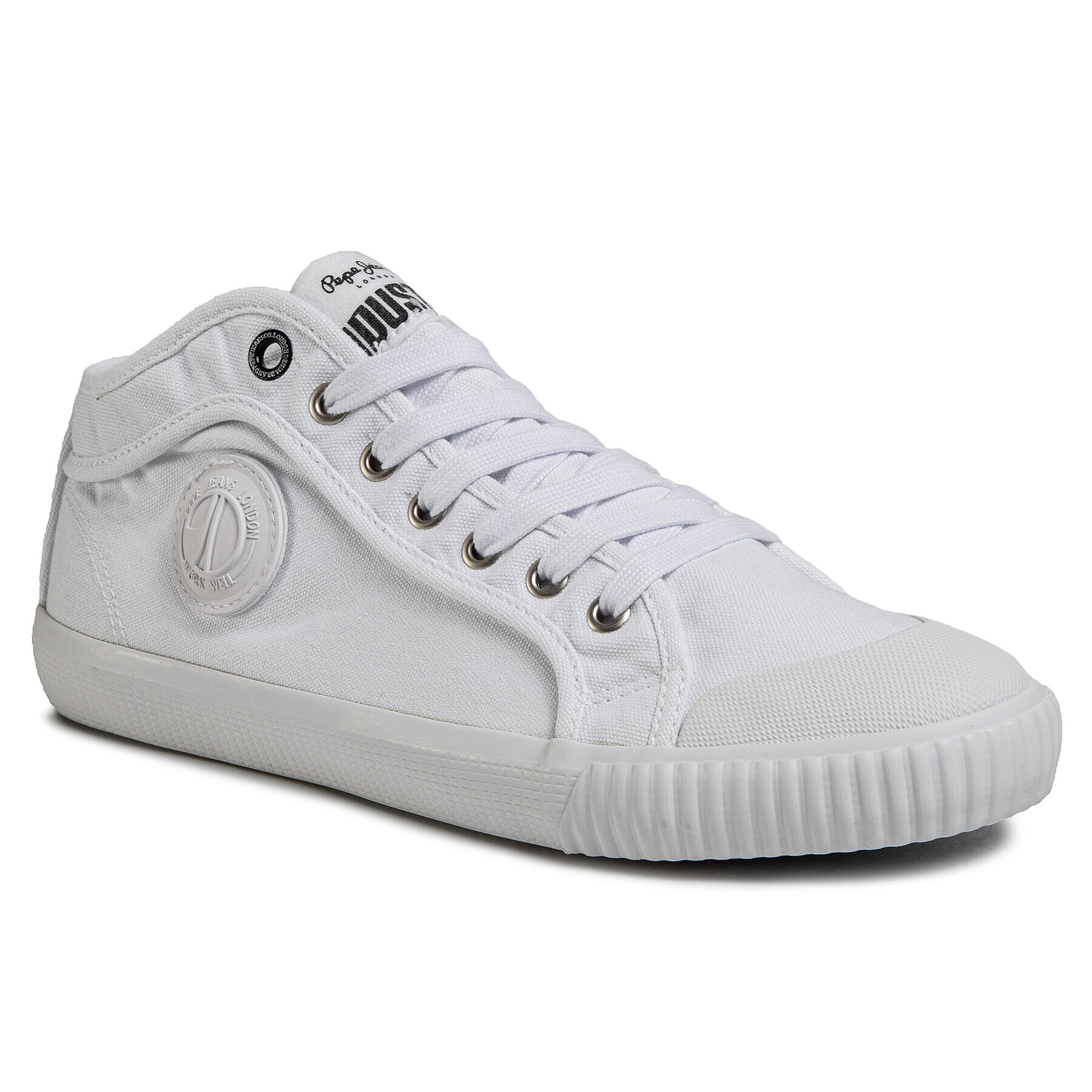 Pepe Jeans Кецове Industry Classic PMS30628 Бял - Pepit.bg
