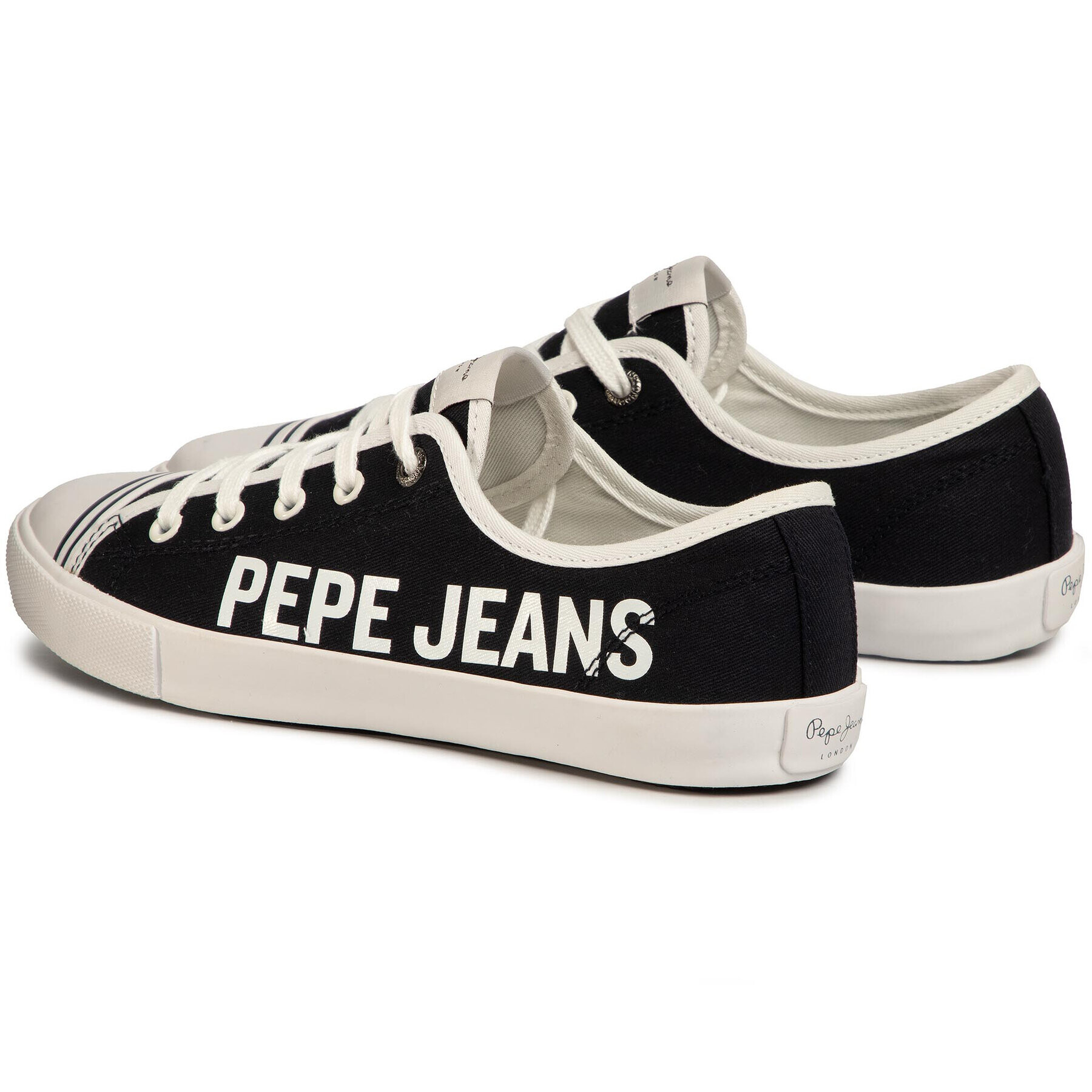 Pepe Jeans Кецове Gery Branding PLS30954 Черен - Pepit.bg