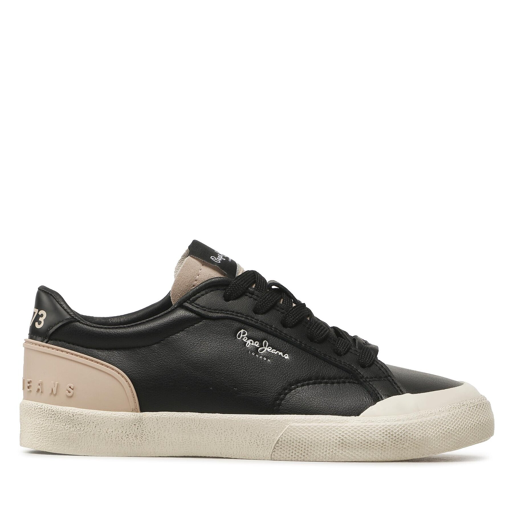 Pepe Jeans Кецове Kenton Vintage Ww PLS31407 Черен - Pepit.bg