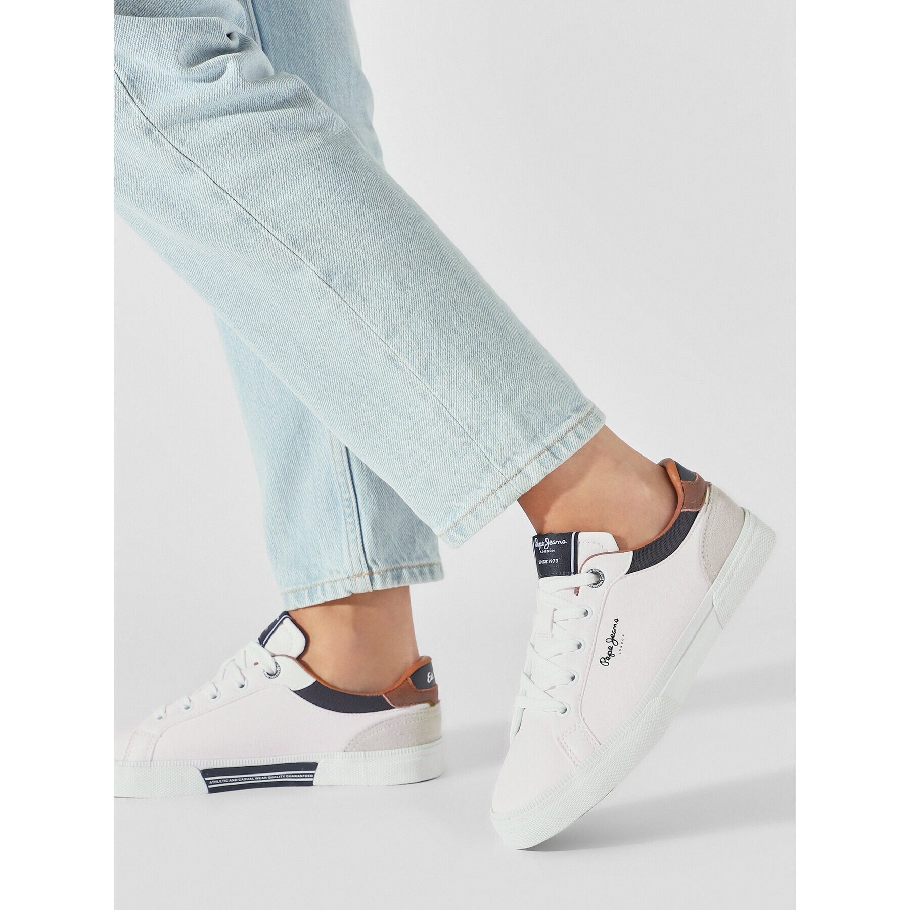 Pepe Jeans Кецове PBS30569 Бежов - Pepit.bg