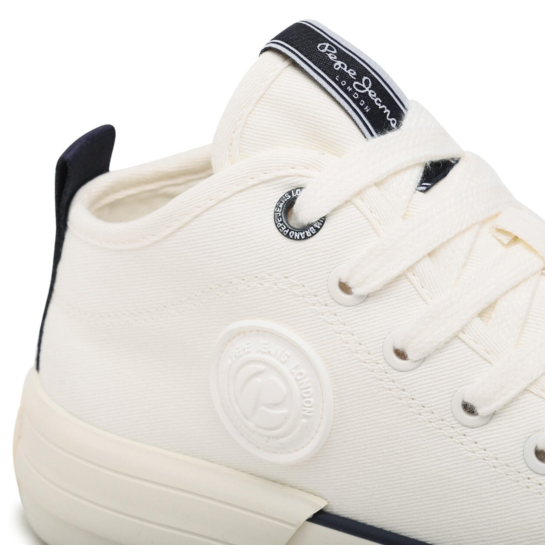 Pepe Jeans Кецове PLS31540 Бял - Pepit.bg