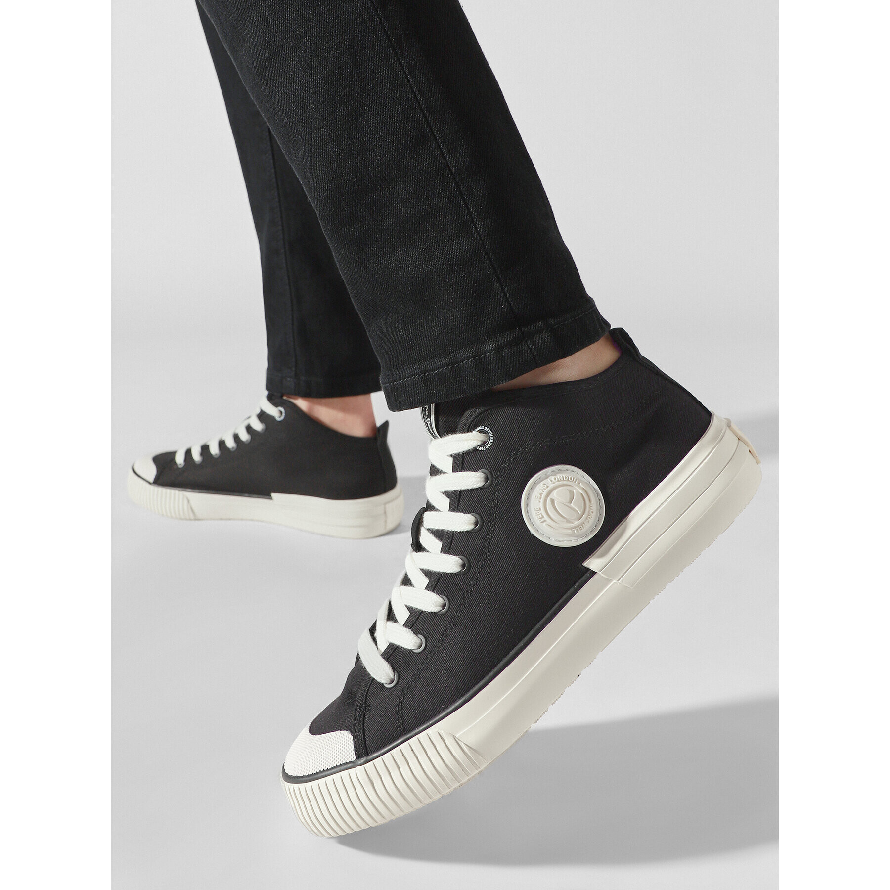 Pepe Jeans Кецове PMS30993 Черен - Pepit.bg