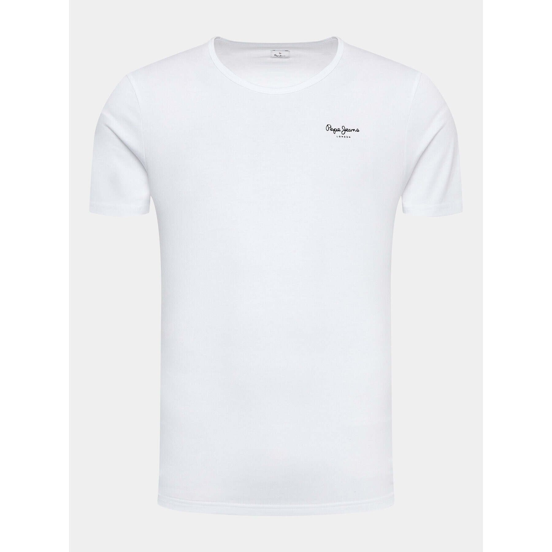 Pepe Jeans Комплект 2 тишъртки Pepe Tshirt 2P PMU10976 Бял Regular Fit - Pepit.bg