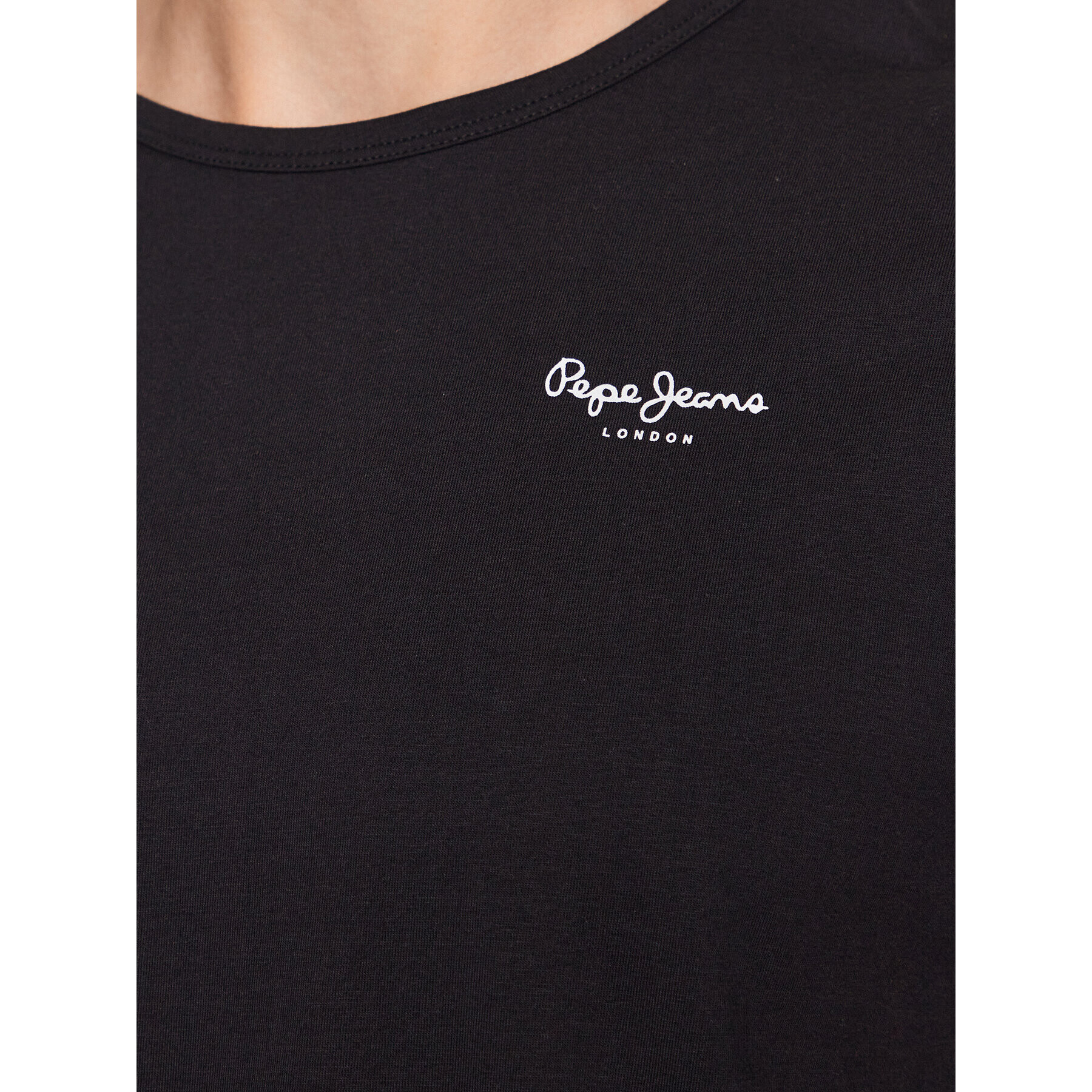 Pepe Jeans Комплект 2 тишъртки Pepe Tshirt 2P PMU10976 Черен Regular Fit - Pepit.bg