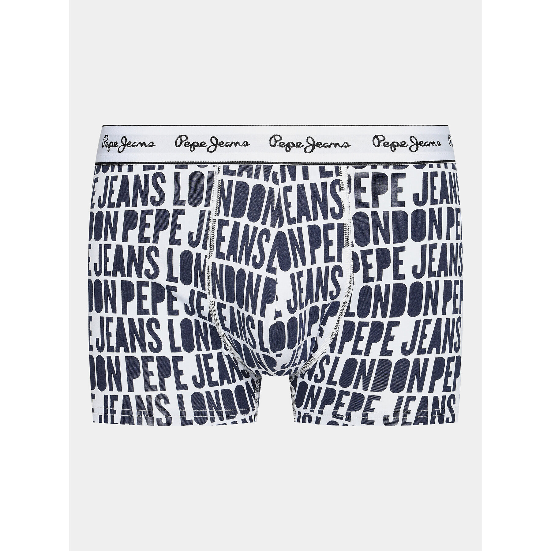 Pepe Jeans Комплект 3 чифта боксерки Allover Logo Tk 3P PMU11091 Тъмносин - Pepit.bg