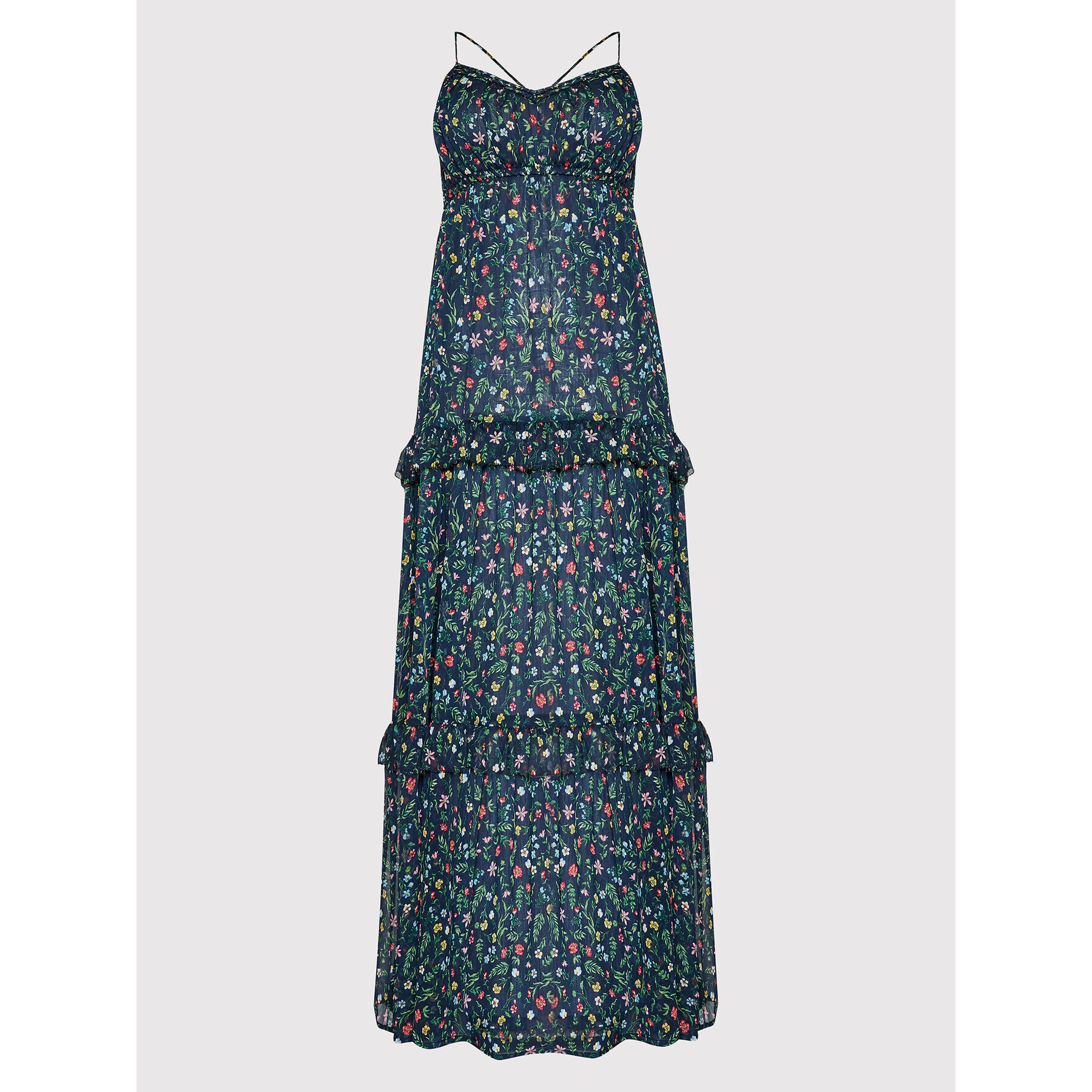 Pepe Jeans Лятна рокля Dara PL953094 Тъмносин Regular Fit - Pepit.bg