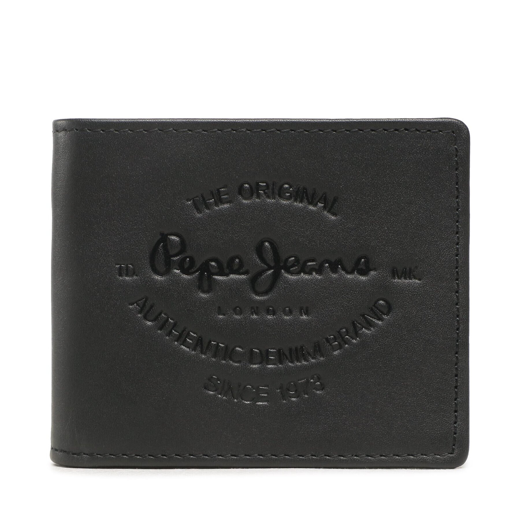 Pepe Jeans Малък мъжки портфейл Anson PM070362 Черен - Pepit.bg