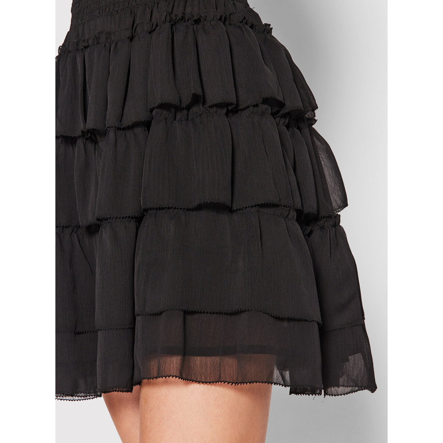Pepe Jeans Мини пола Fina PL900998 Черен Regular Fit - Pepit.bg