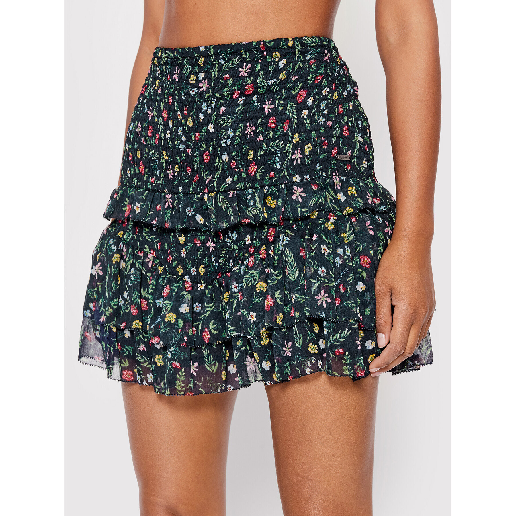 Pepe Jeans Мини пола Franca PL900983 Тъмносин Regular Fit - Pepit.bg