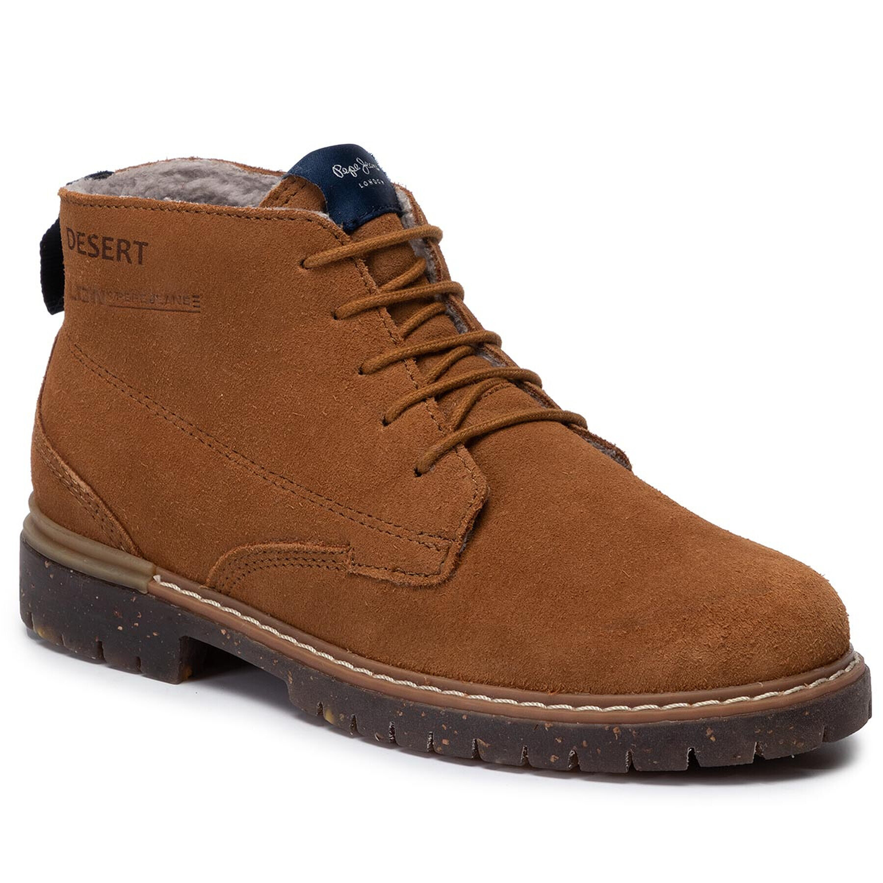 Pepe Jeans Обувки Cobalt Desert PBS50079 Кафяв - Pepit.bg