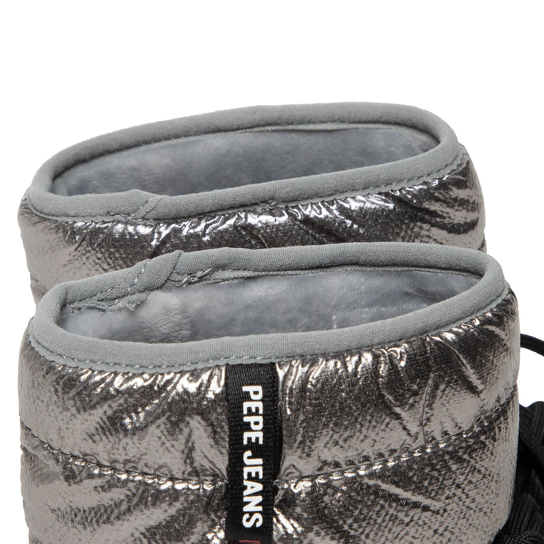 Pepe Jeans Обувки Jarvis Puff PGS50170 Сребрист - Pepit.bg