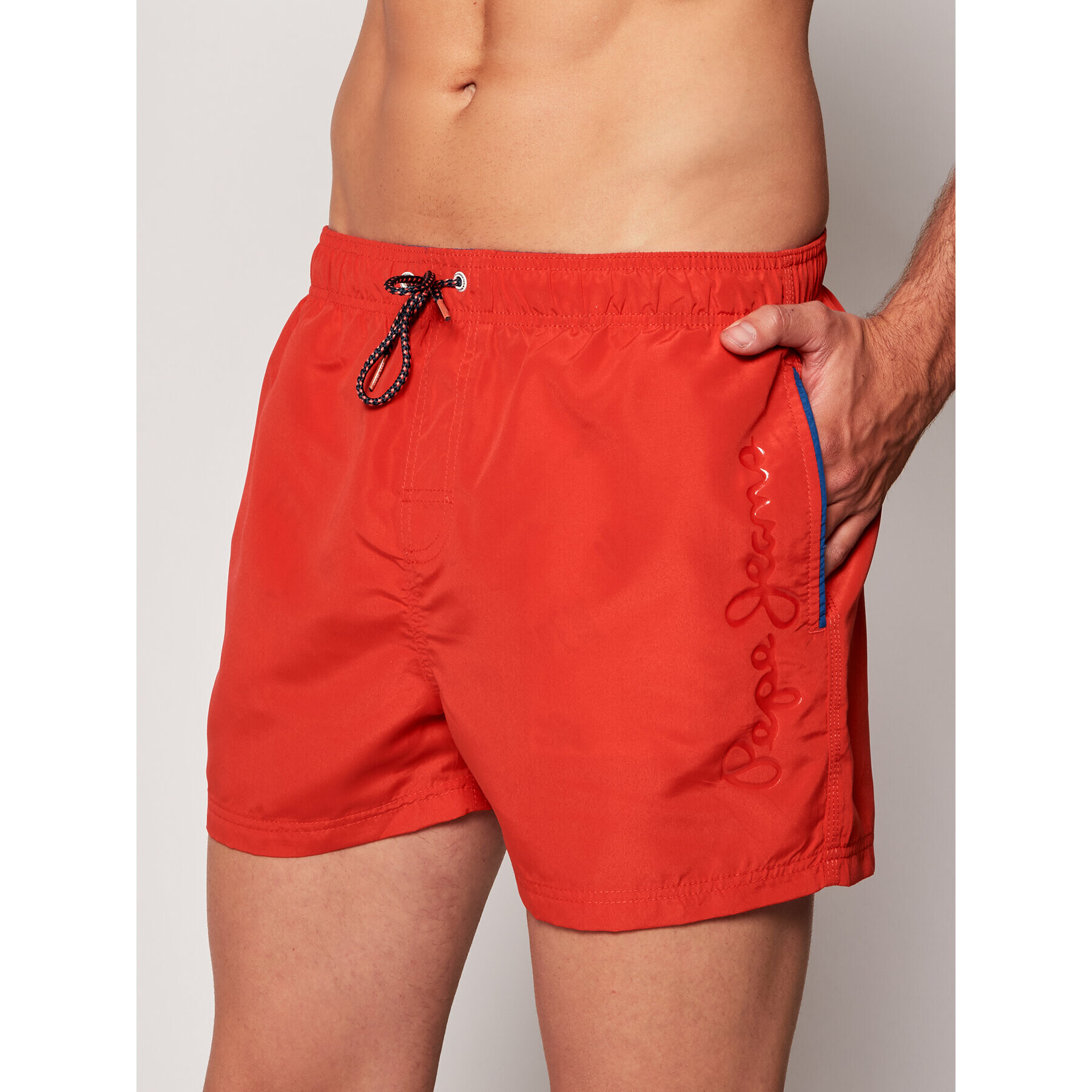 Pepe Jeans Плувни шорти Bryan PMB10236 Червен Regular Fit - Pepit.bg