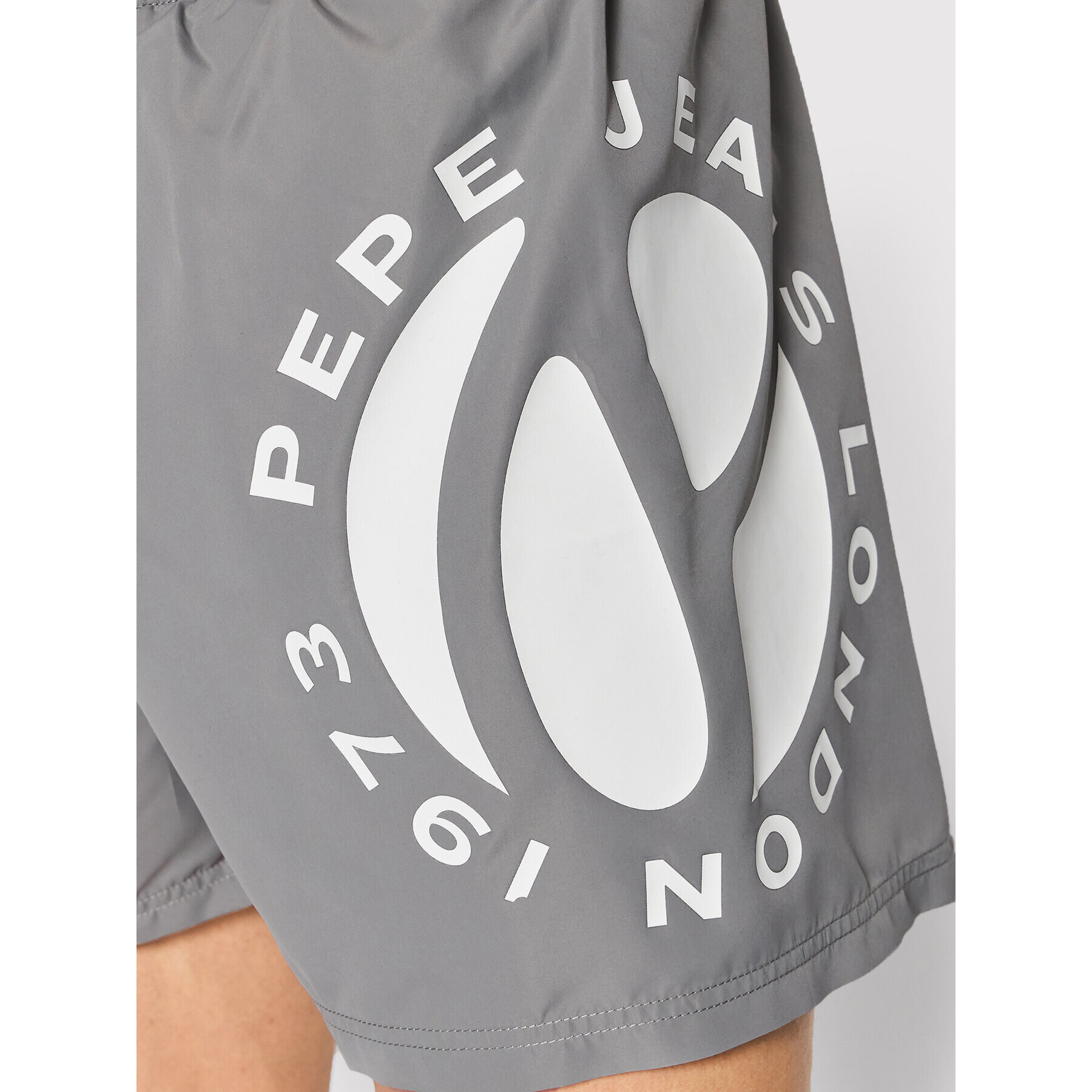 Pepe Jeans Плувни шорти Renzo PMB10319 Сив Regular Fit - Pepit.bg