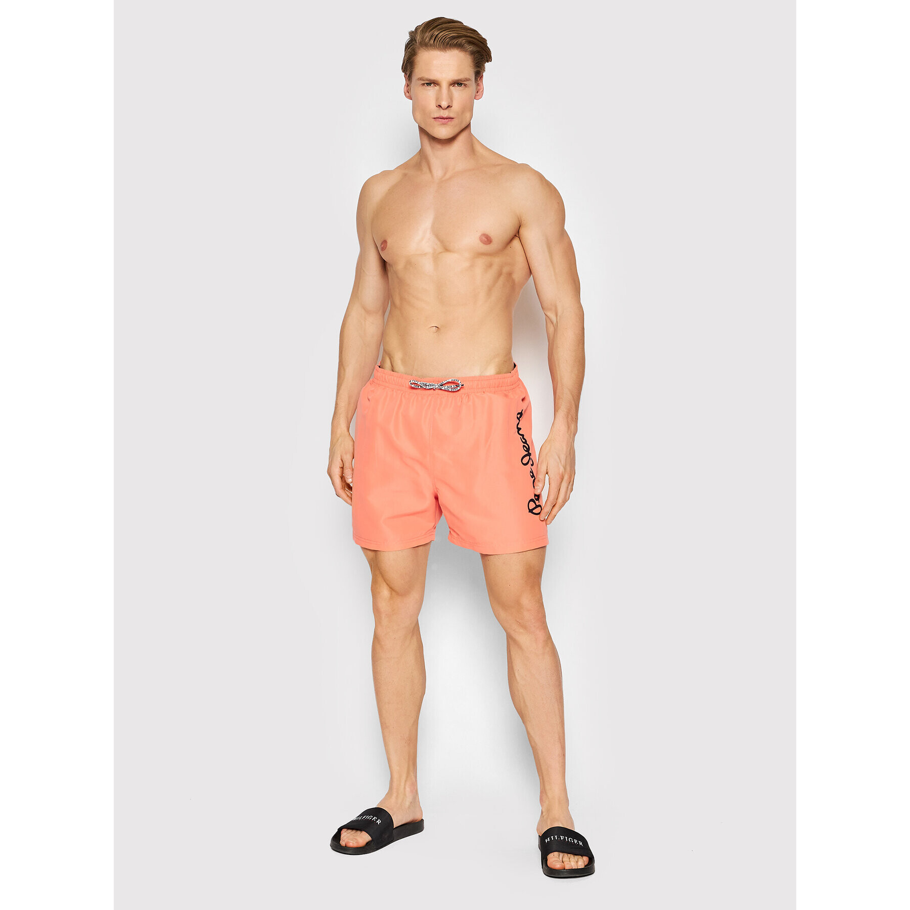 Pepe Jeans Плувни шорти Rodd PMB10329 Оранжев Regular Fit - Pepit.bg