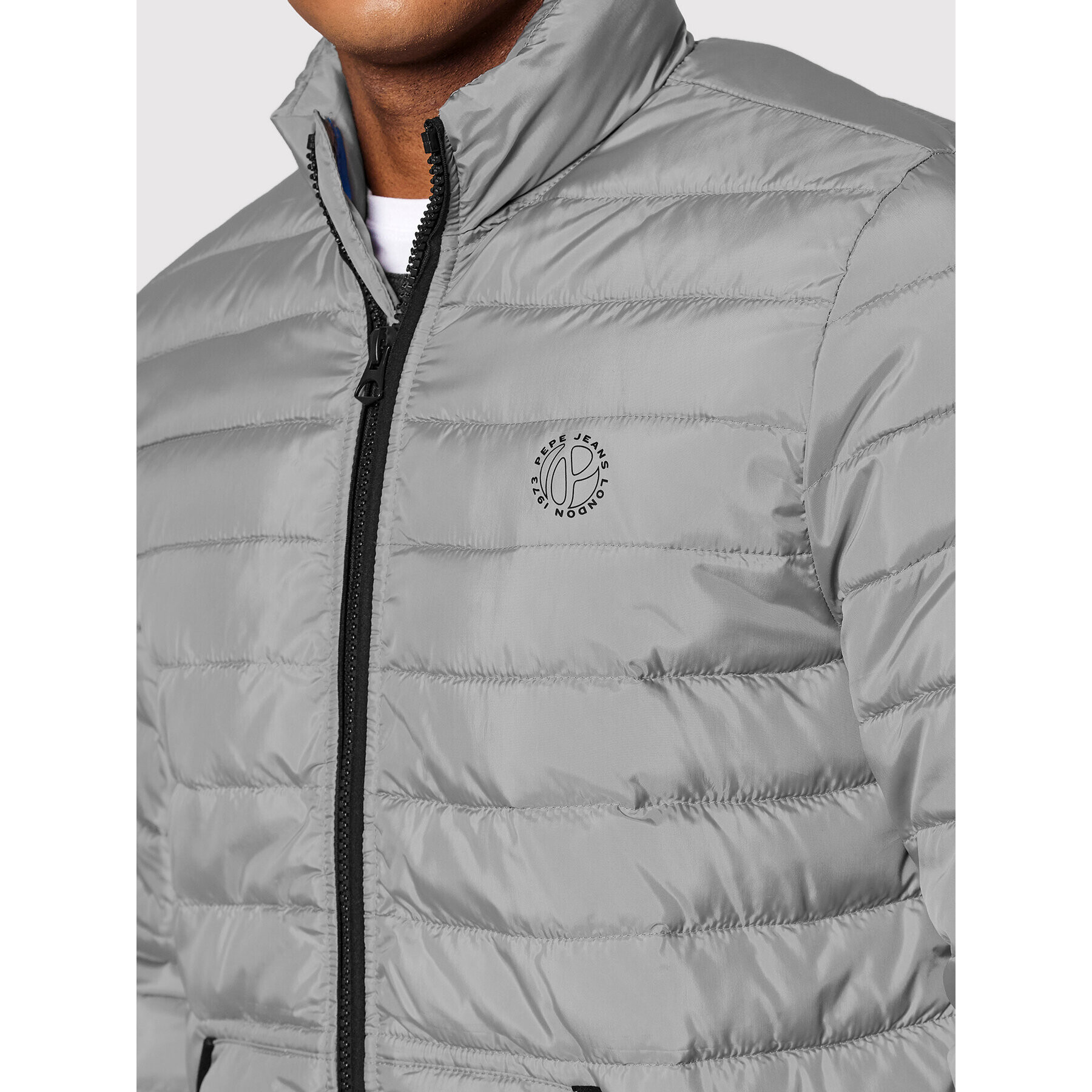 Pepe Jeans Преходно яке Larkin PM402468 Сив Regular Fit - Pepit.bg
