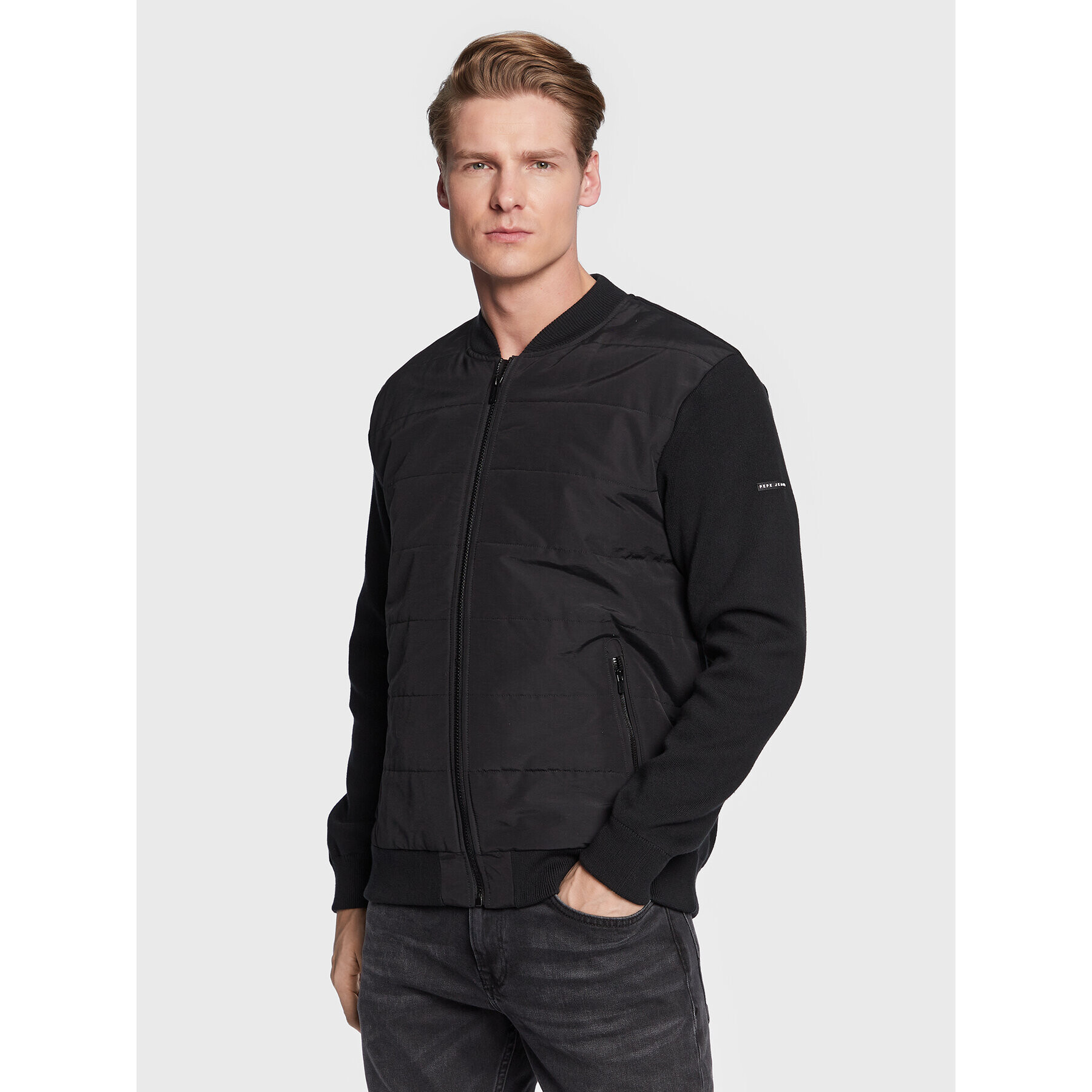 Pepe Jeans Преходно яке Noel PM702295 Черен Regular Fit - Pepit.bg