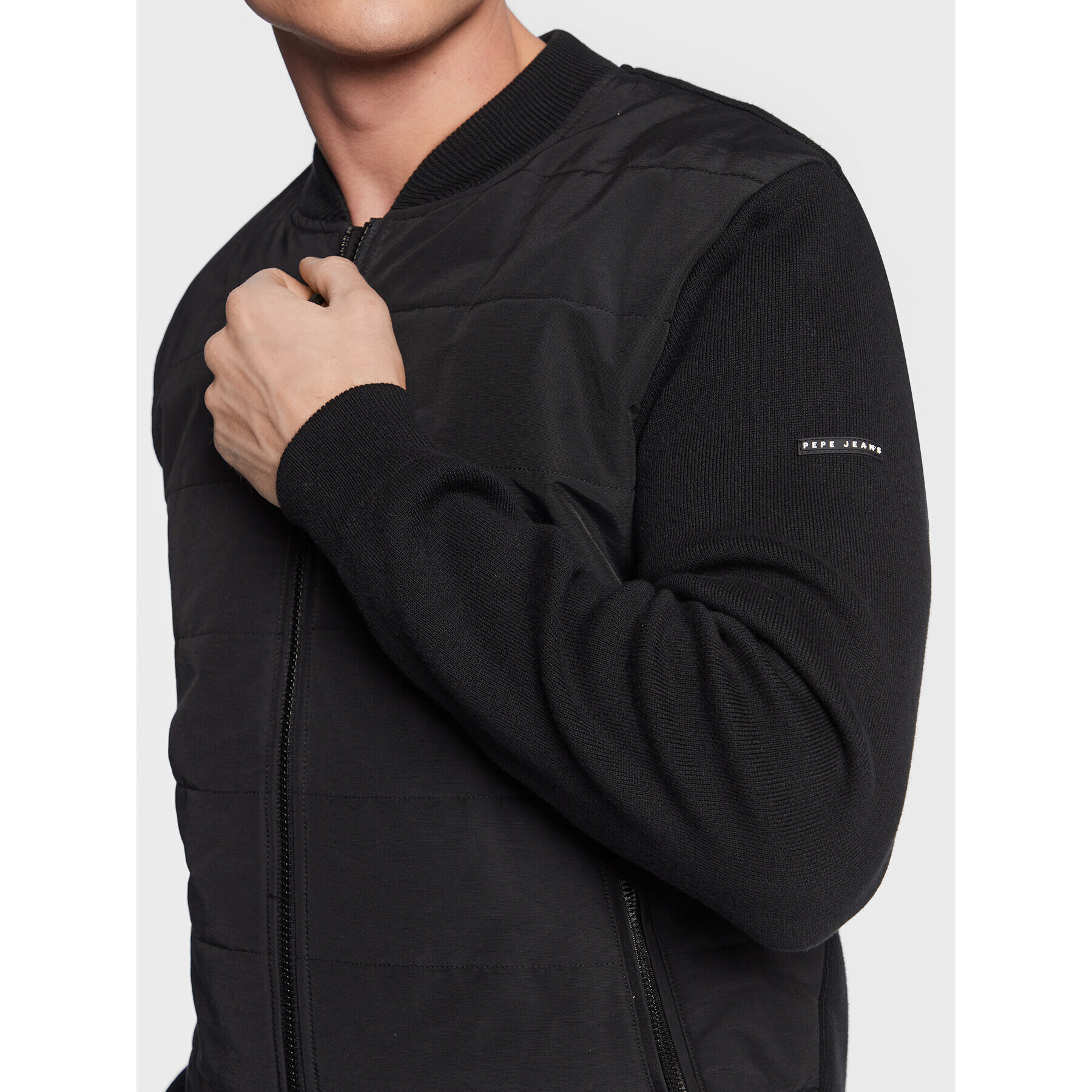 Pepe Jeans Преходно яке Noel PM702295 Черен Regular Fit - Pepit.bg
