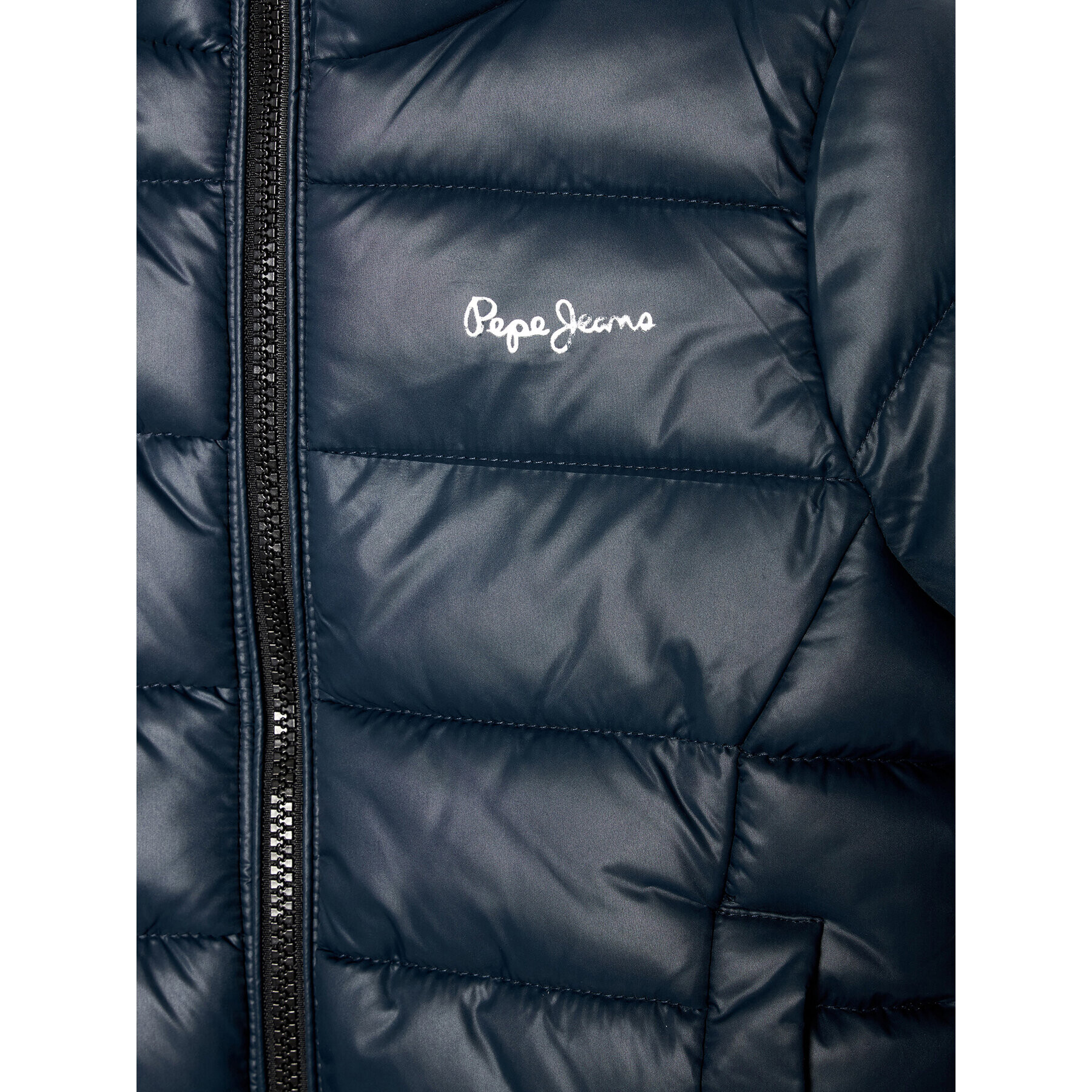 Pepe Jeans Пухено яке Anja PG401015 Тъмносин Regular Fit - Pepit.bg