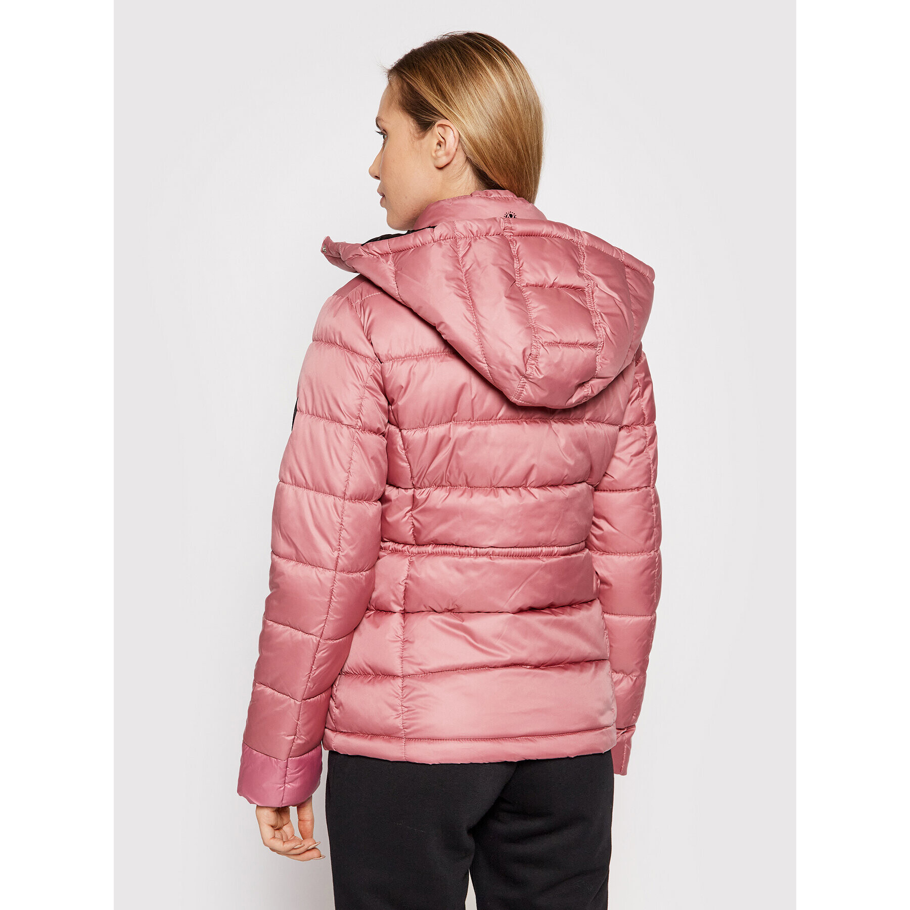 Pepe Jeans Пухено яке Camille PL401979 Розов Regular Fit - Pepit.bg