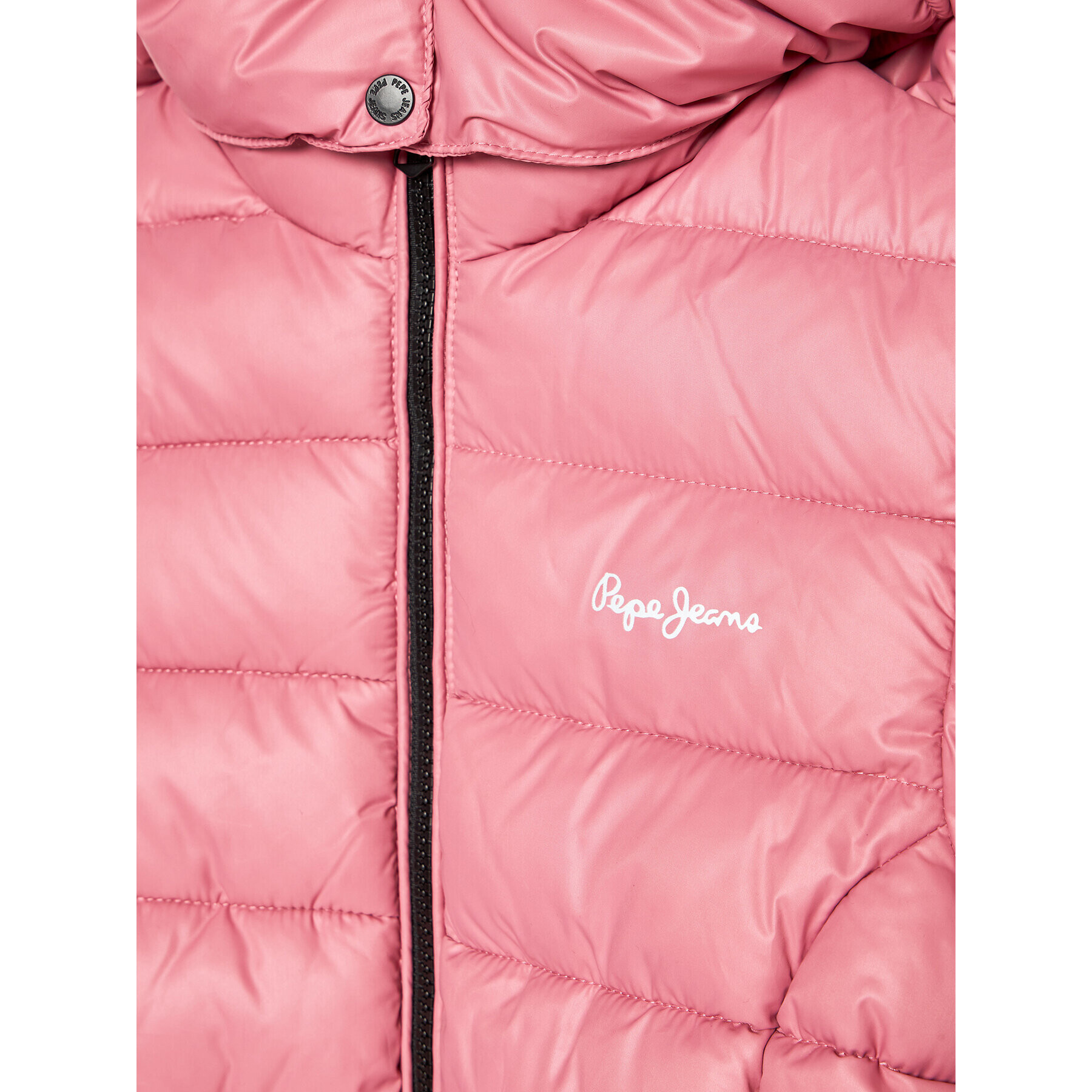Pepe Jeans Пухено яке Carmen PG401018 Розов Regular Fit - Pepit.bg