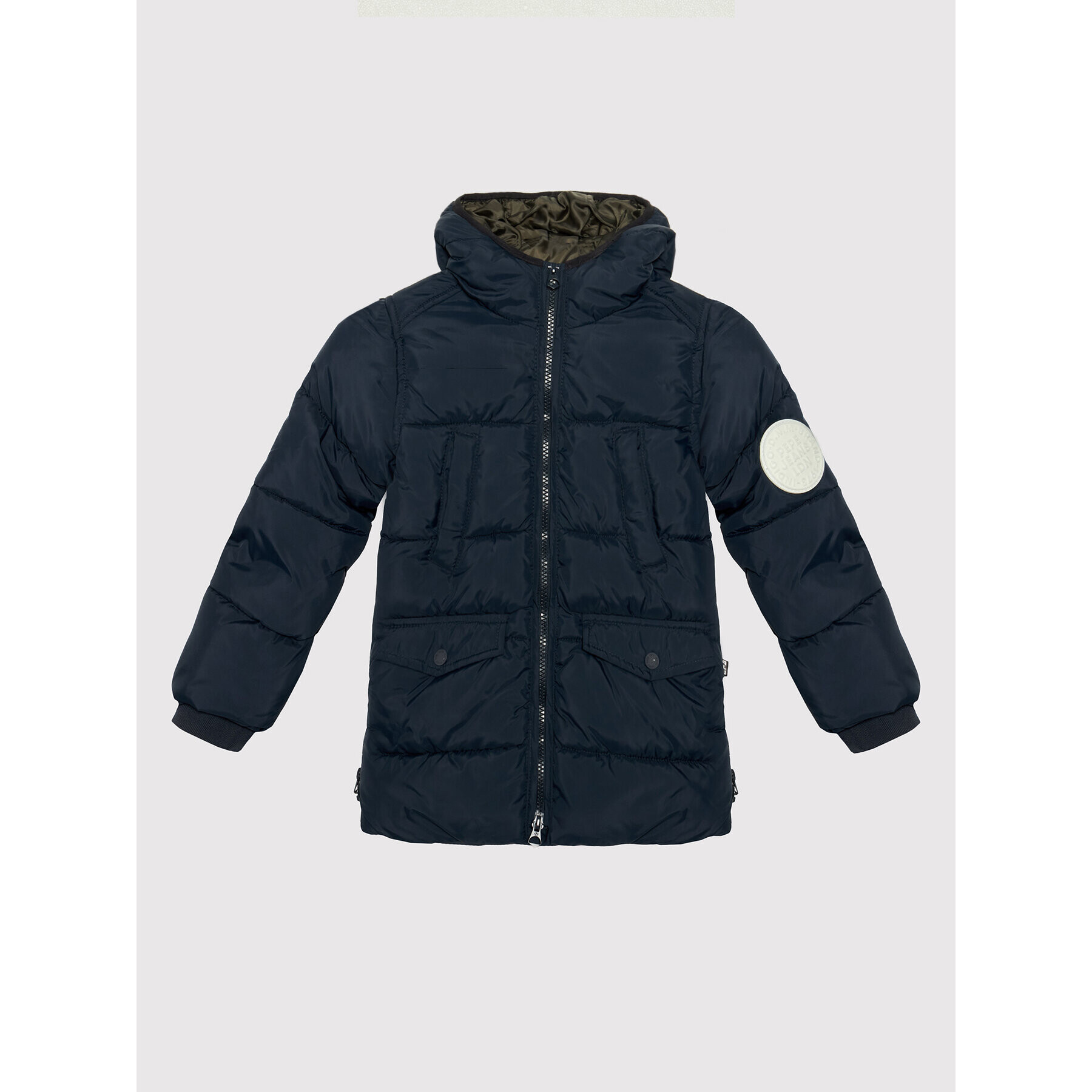Pepe Jeans Пухено яке Fred PB401098 Тъмносин Regular Fit - Pepit.bg