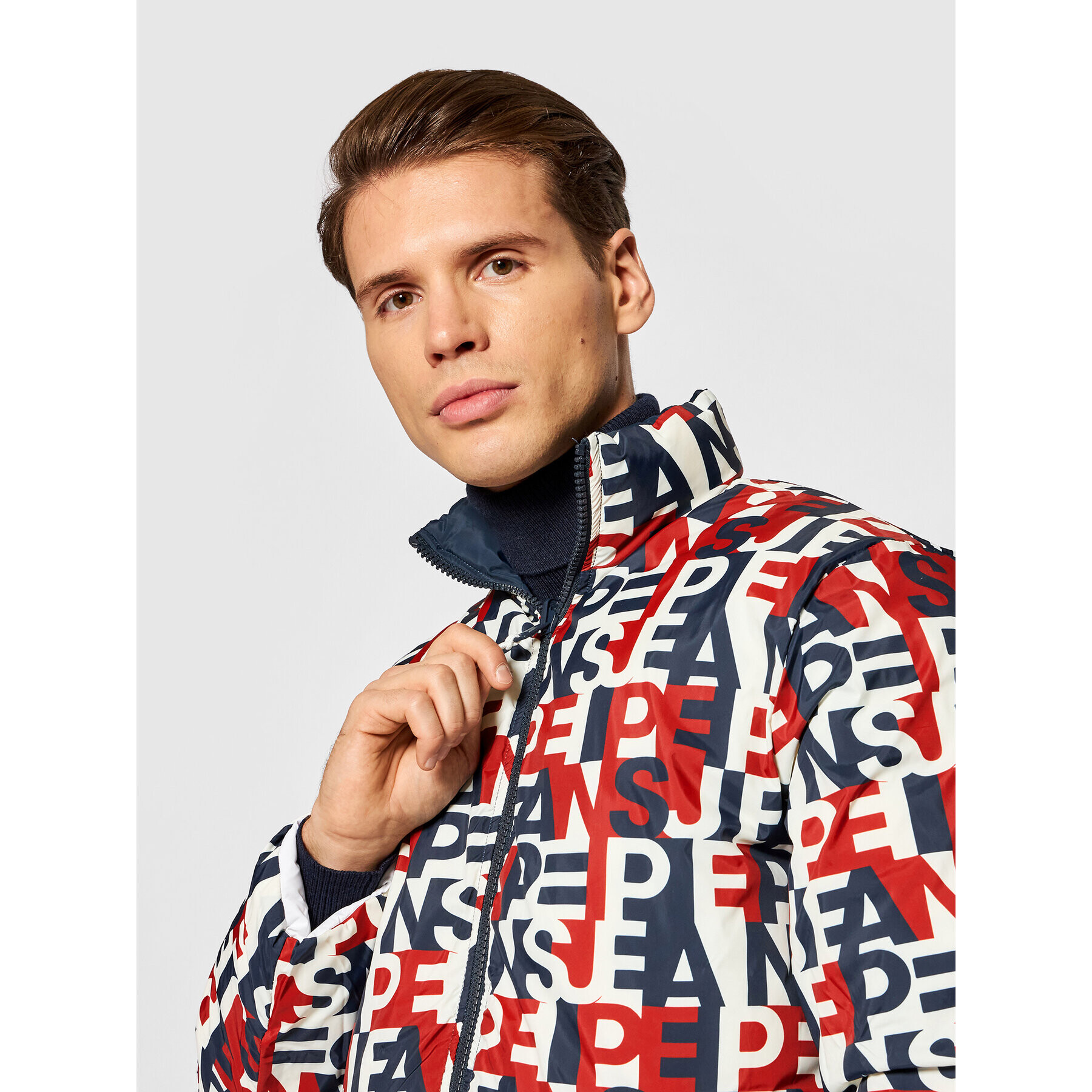 Pepe Jeans Пухено яке Mark PM402454 Цветен Regular Fit - Pepit.bg