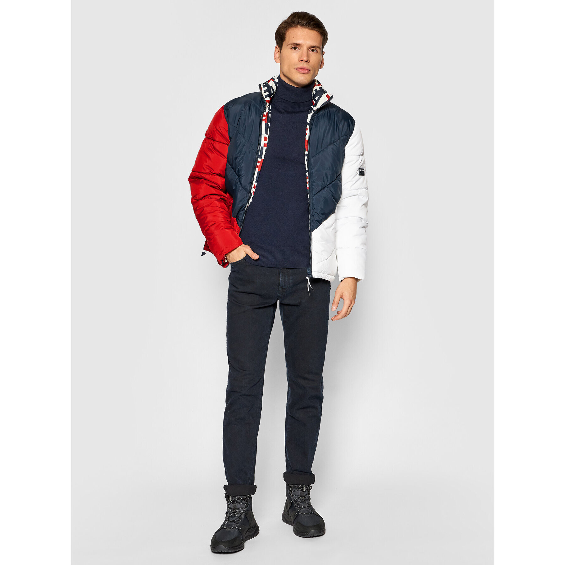 Pepe Jeans Пухено яке Mark PM402454 Цветен Regular Fit - Pepit.bg