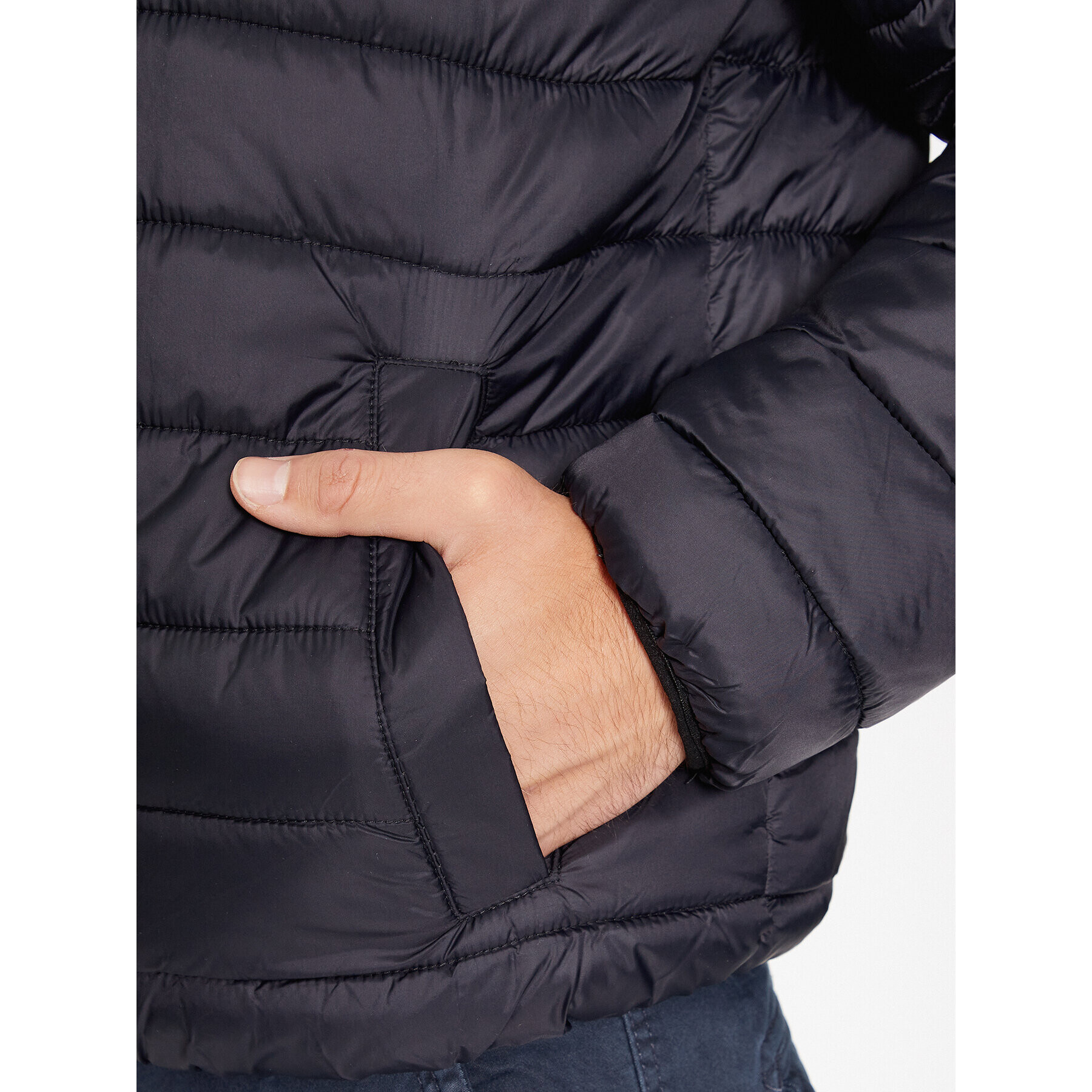 Pepe Jeans Пухено яке Balle PM402864 Черен Regular Fit - Pepit.bg
