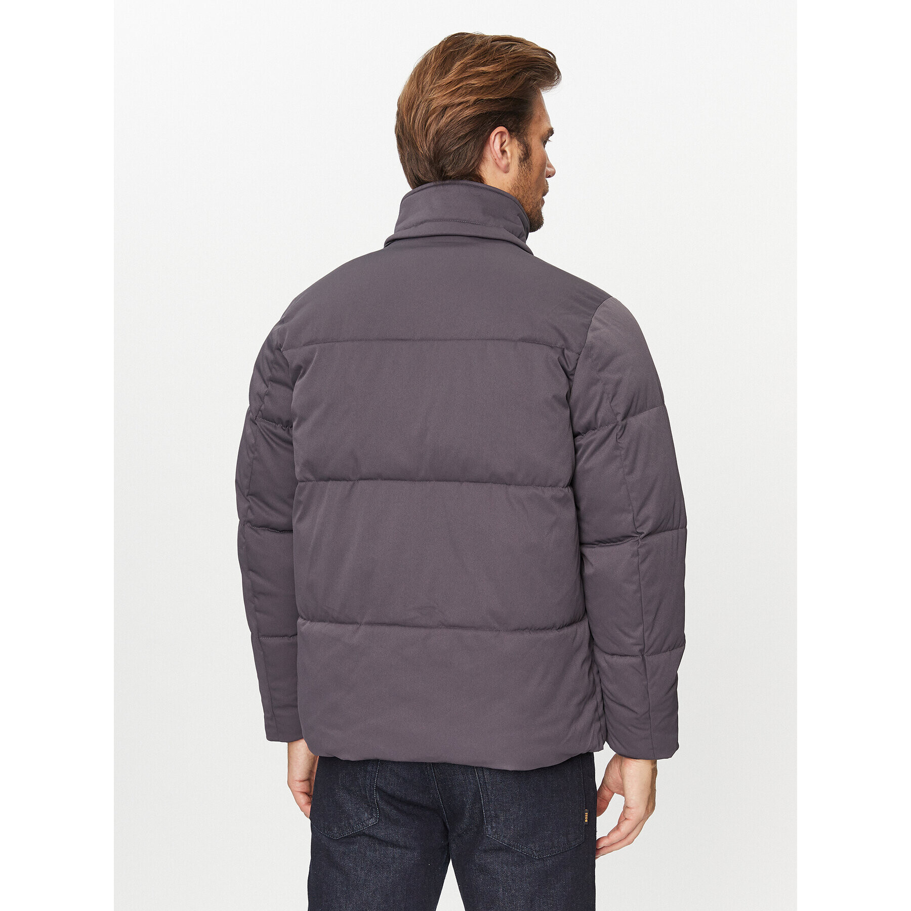 Pepe Jeans Пухено яке Biel PM402837 Сив Regular Fit - Pepit.bg