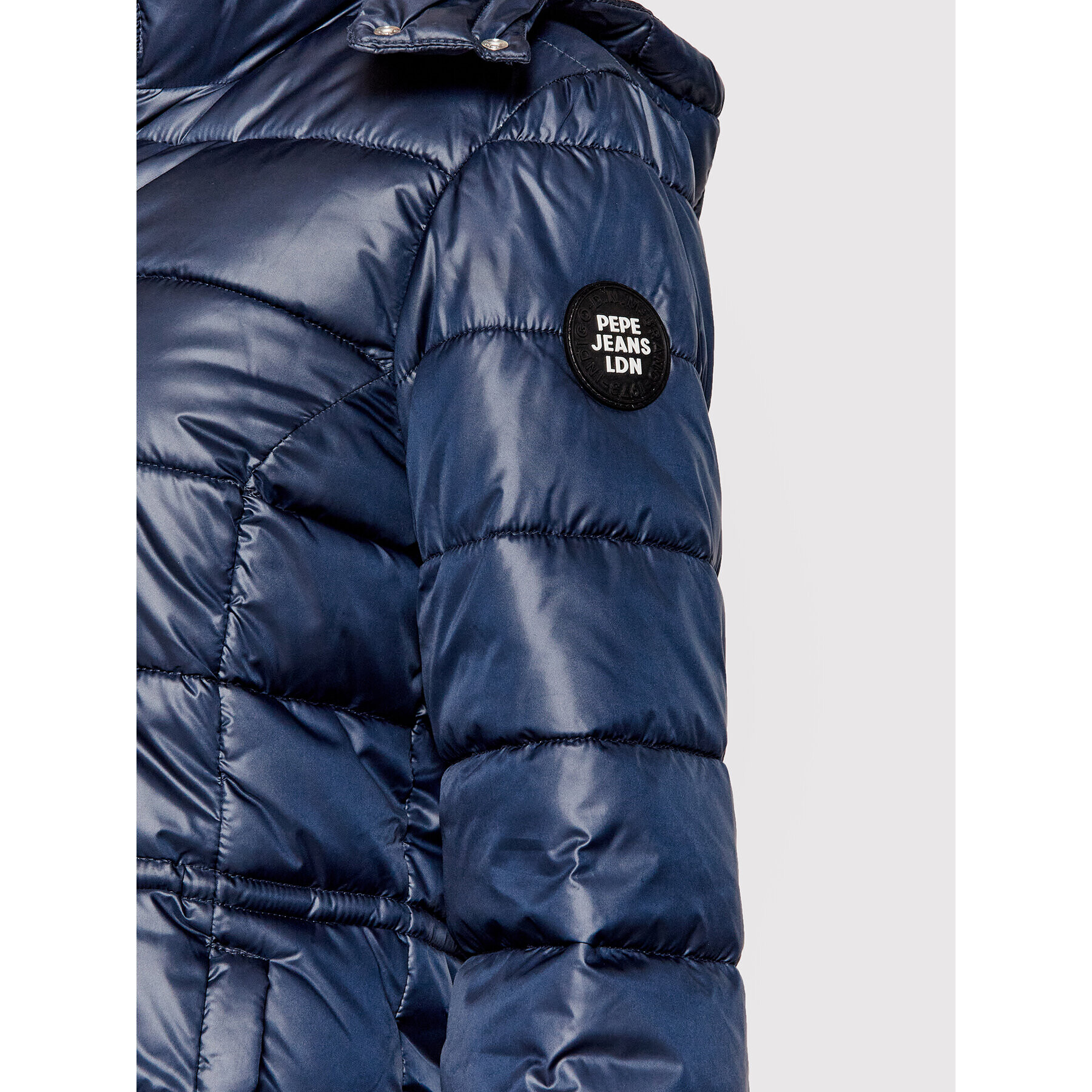 Pepe Jeans Пухено яке Eileen PL401981 Тъмносин Regular Fit - Pepit.bg