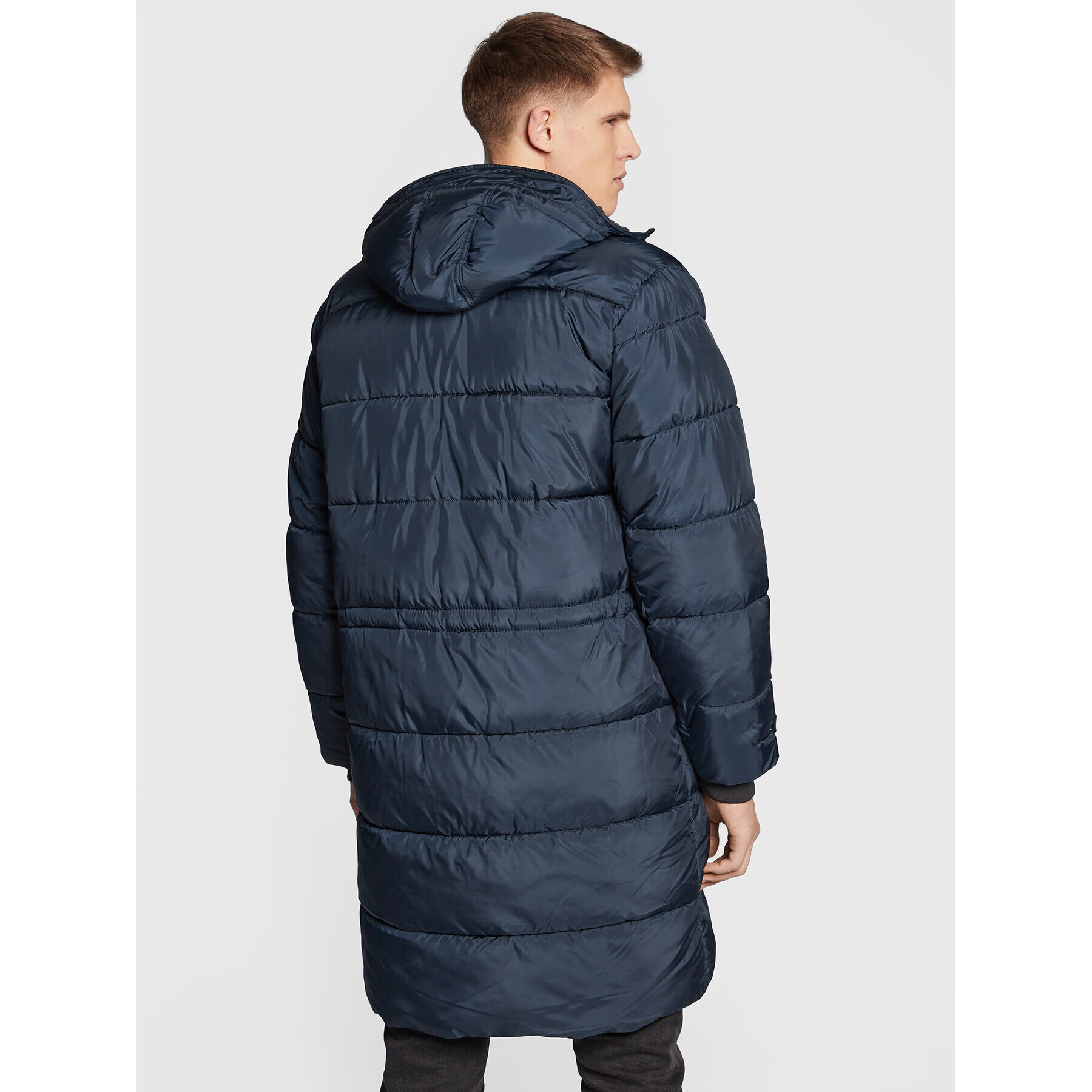 Pepe Jeans Пухено яке Jules PM402625 Тъмносин Regular Fit - Pepit.bg