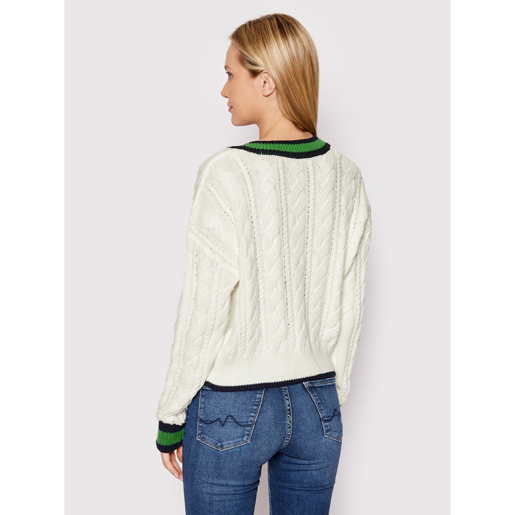 Pepe Jeans Пуловер Beau PL701865 Екрю Regular Fit - Pepit.bg