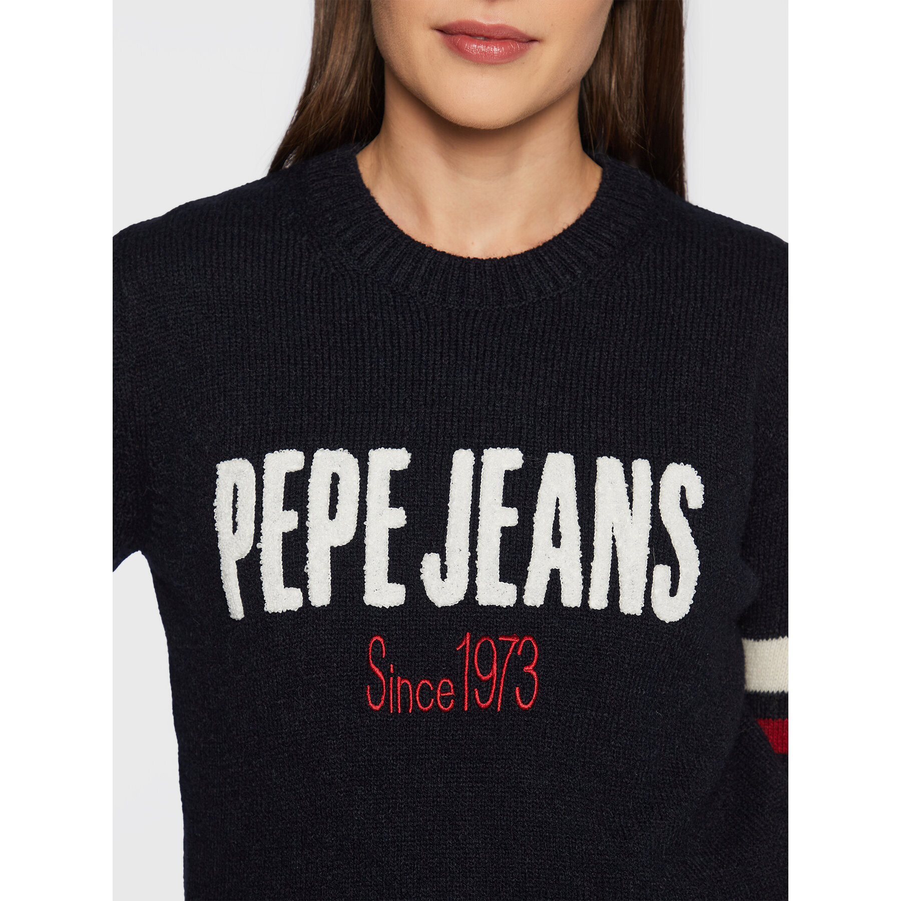 Pepe Jeans Пуловер Bobby PL701905 Тъмносин Regular Fit - Pepit.bg